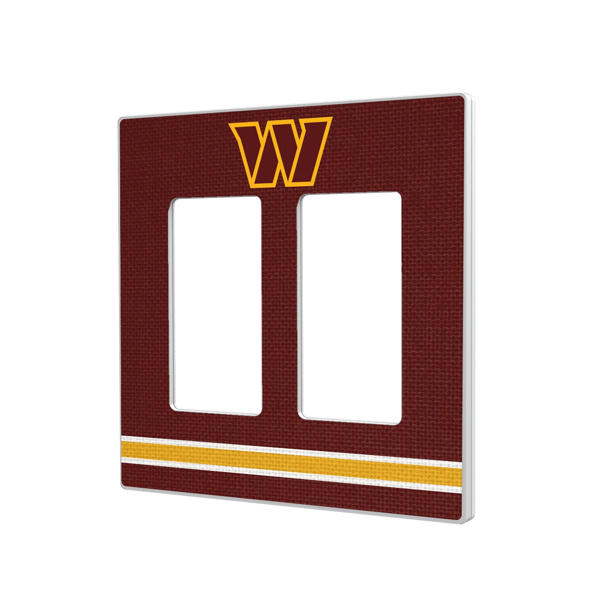 Washington Commanders Stripe Hidden-Screw Light Switch Plate 4