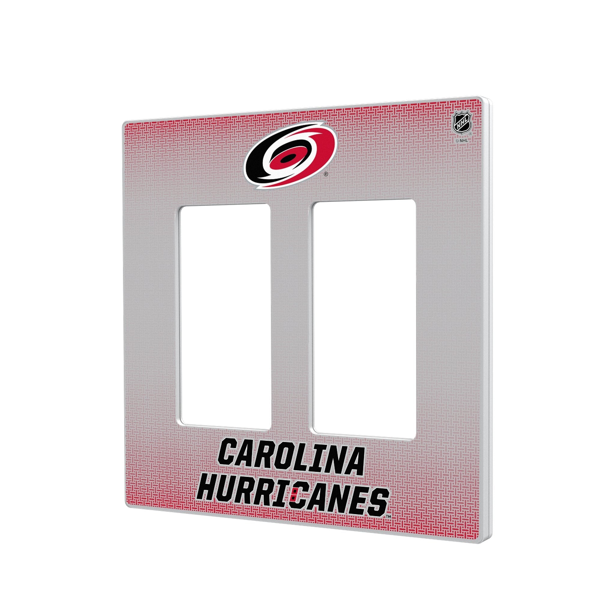 Carolina Hurricanes Linen Hidden-Screw Light Switch Plate 4