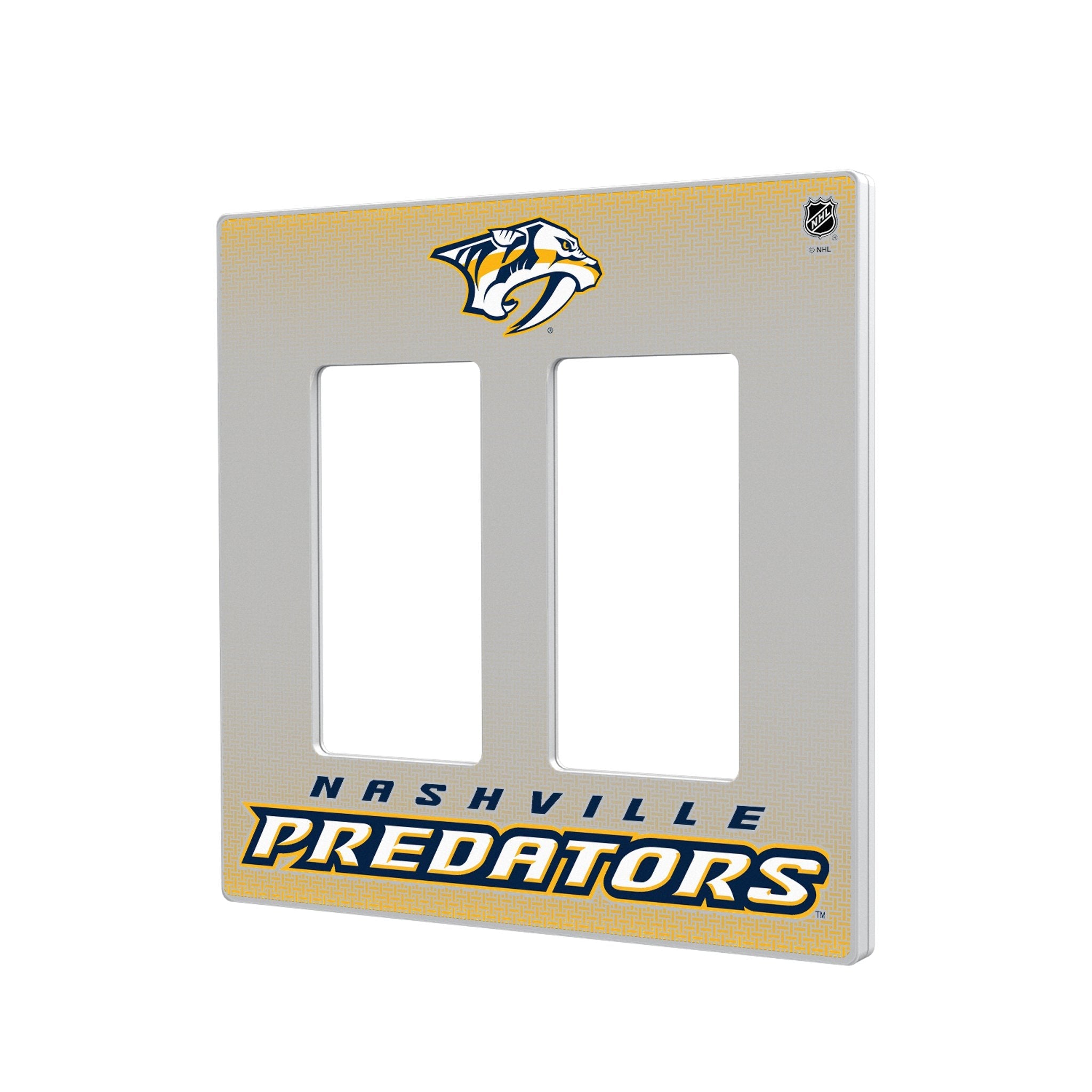 Nashville Predators Linen Hidden-Screw Light Switch Plate 4