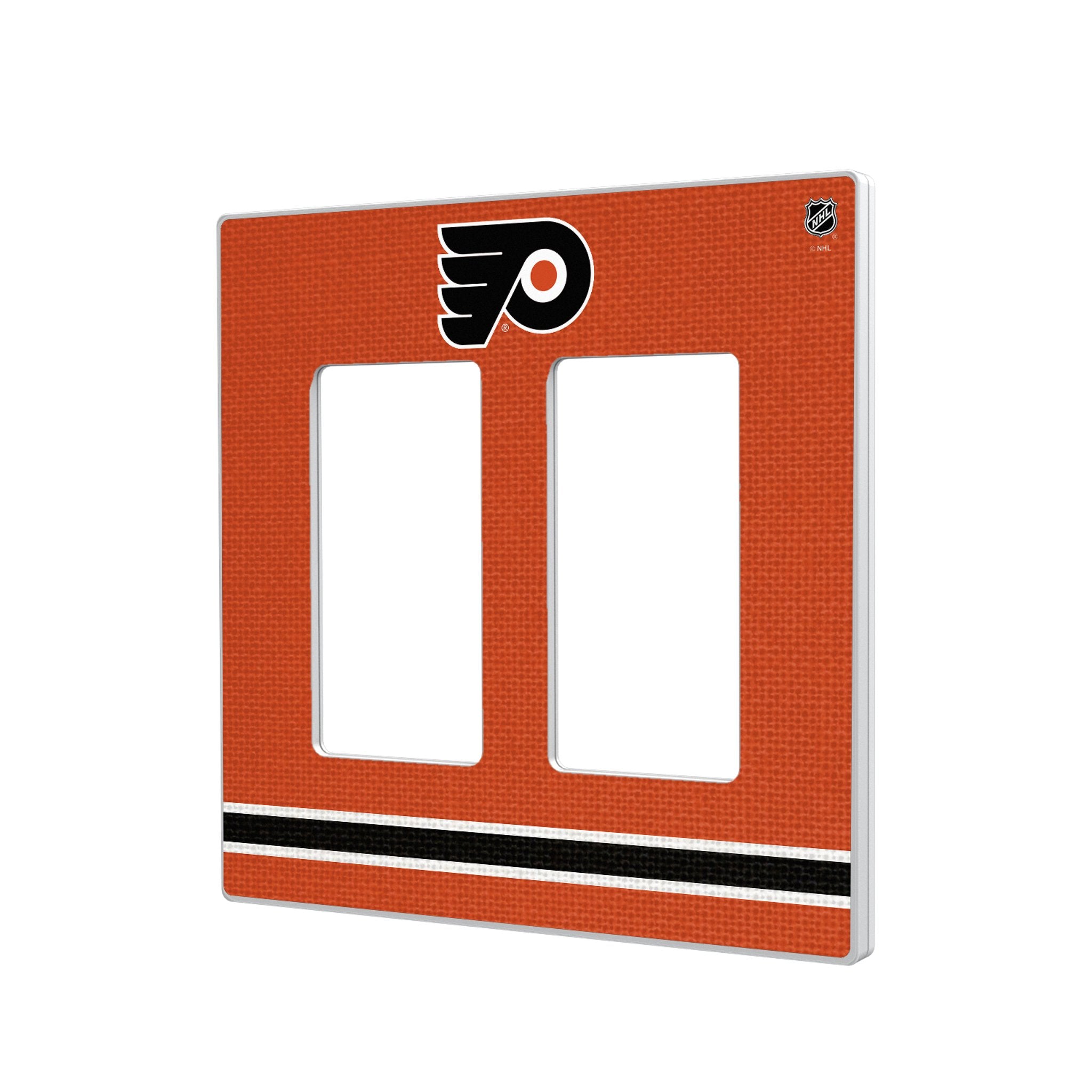 Philadelphia Flyers Stripe Hidden-Screw Light Switch Plate 4