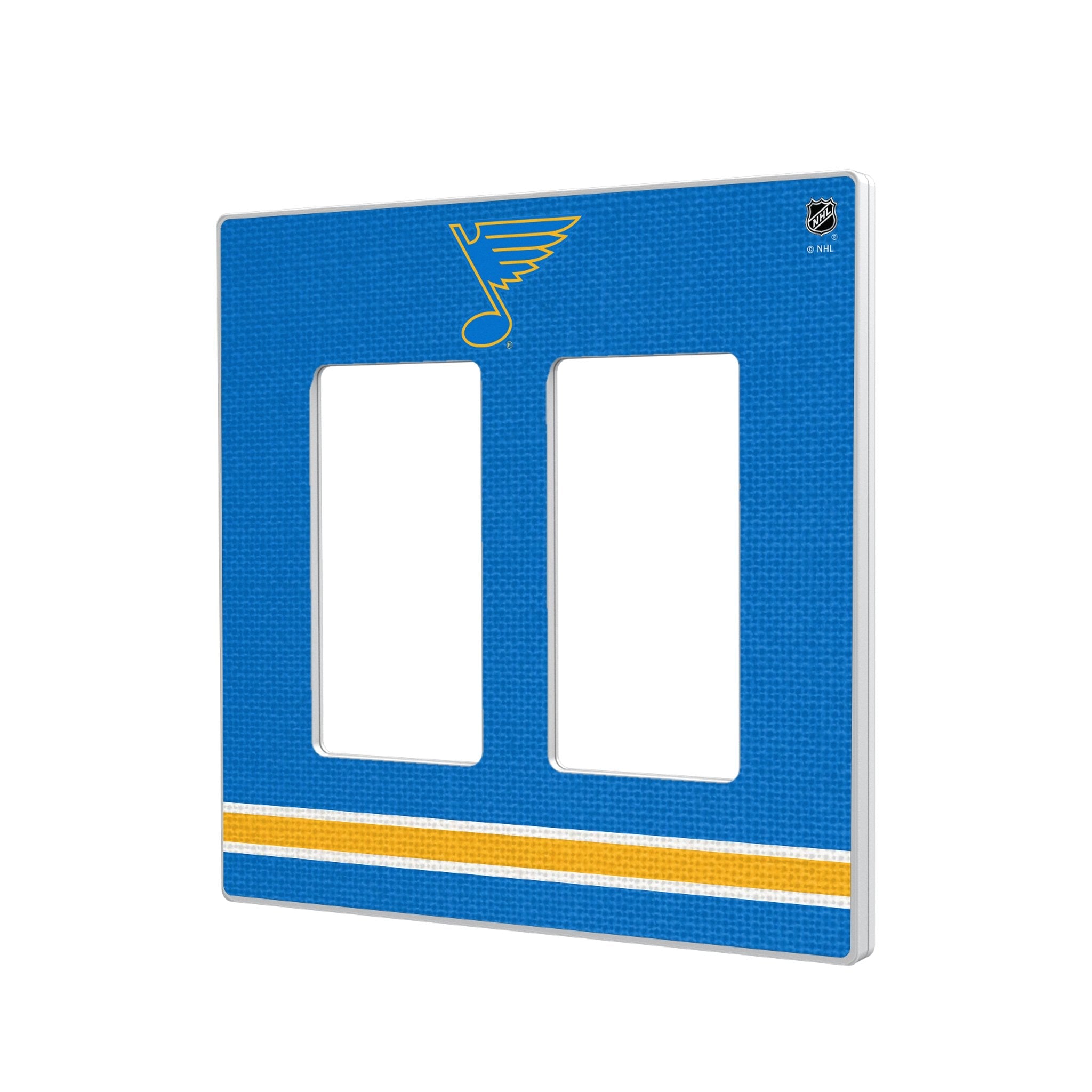 St. Louis Blues Stripe Hidden-Screw Light Switch Plate 4