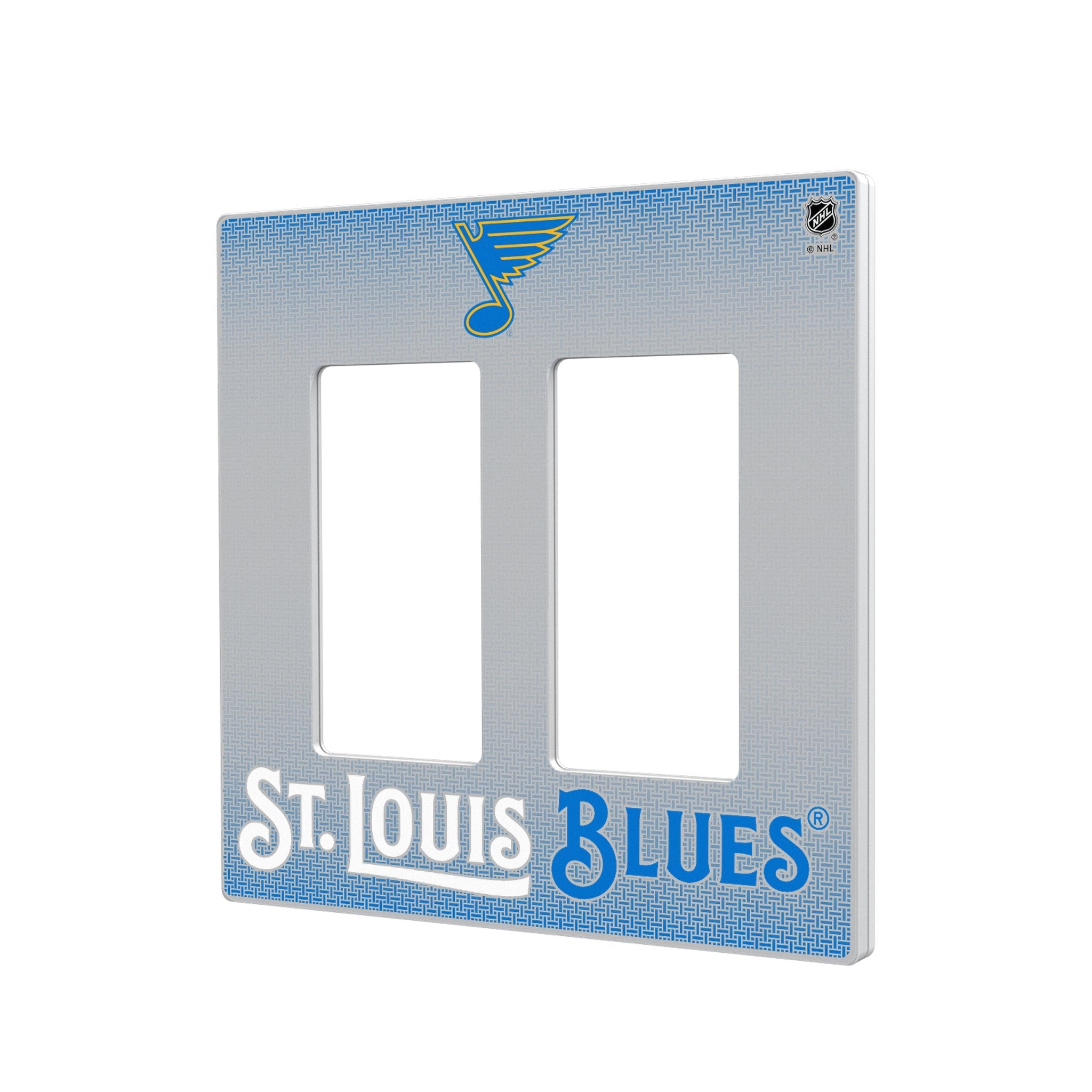 St. Louis Blues Linen Hidden-Screw Light Switch Plate 4