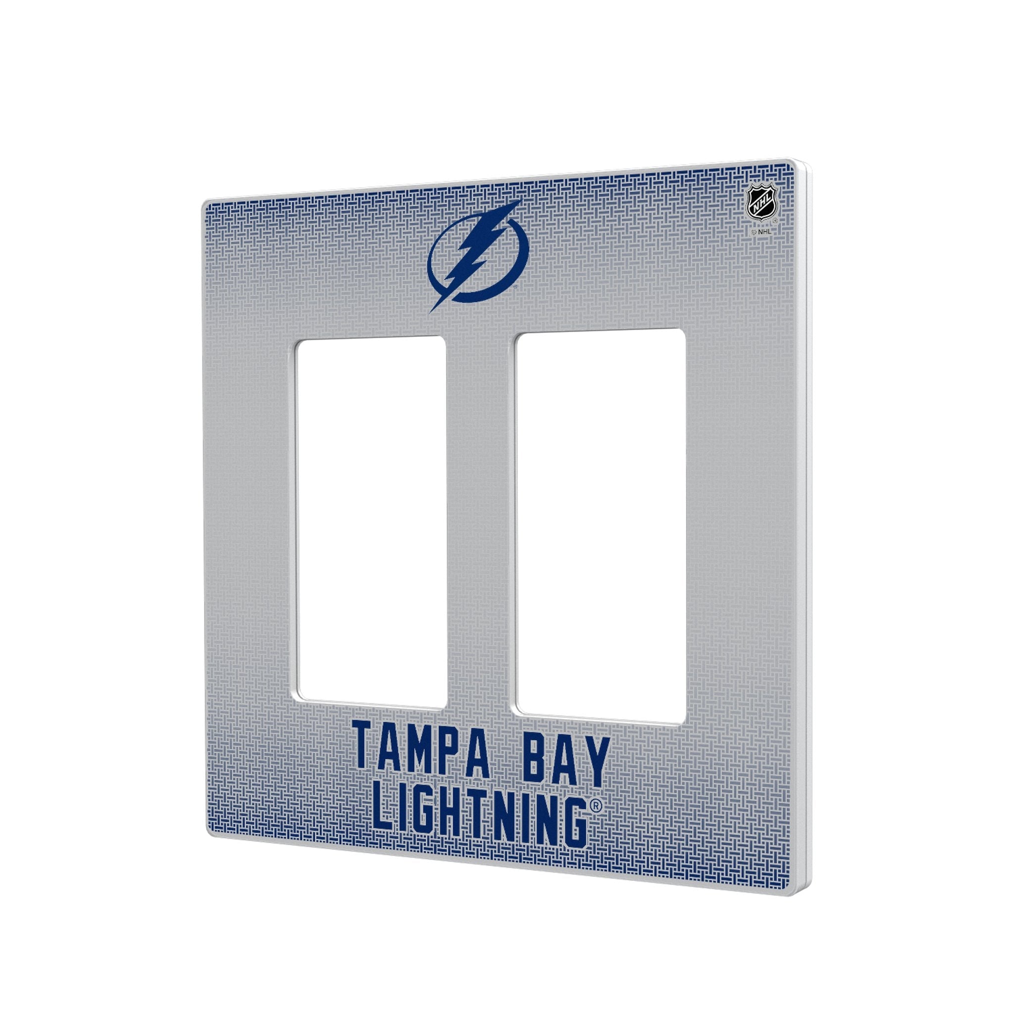 Tampa Bay Lightning Linen Hidden-Screw Light Switch Plate 4