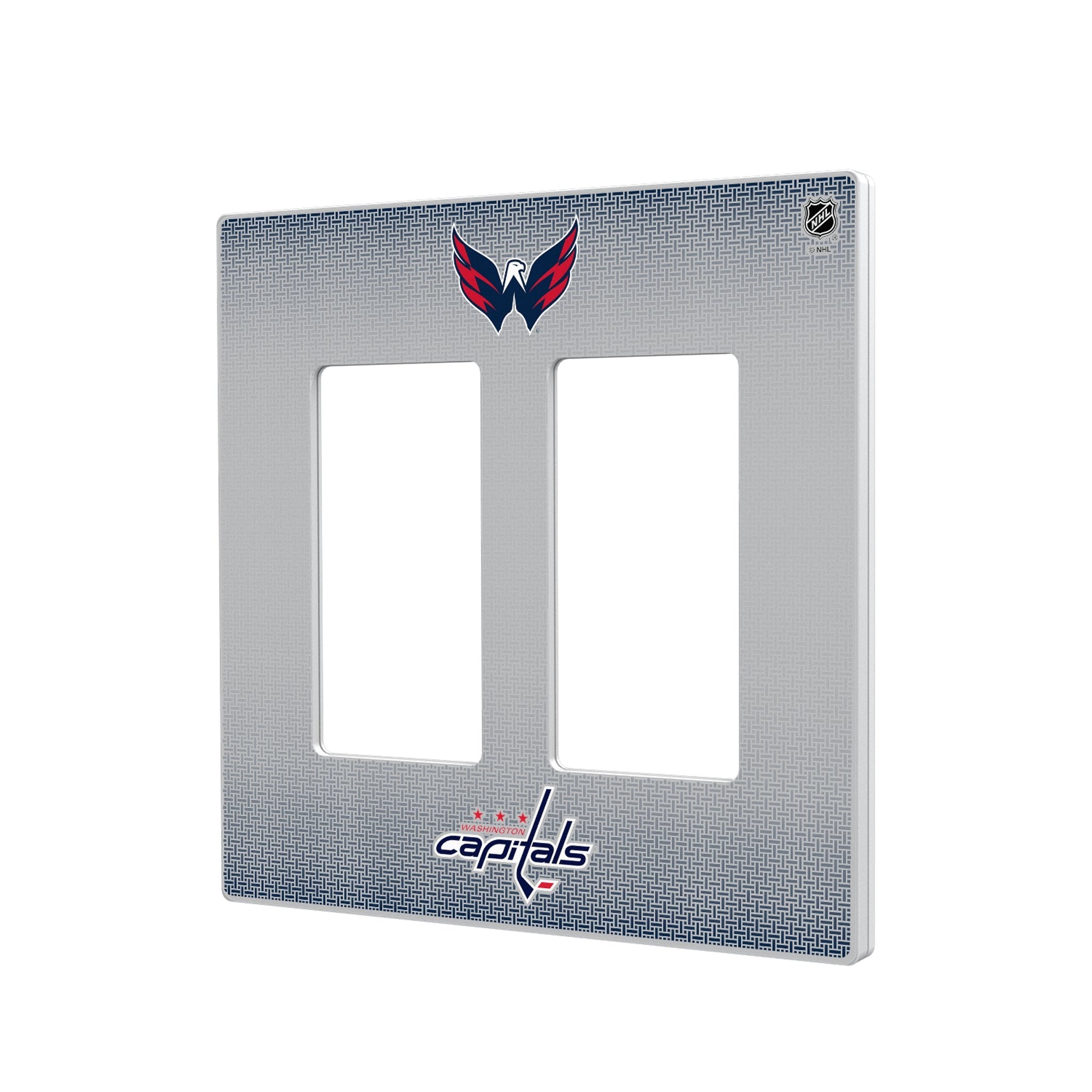 Washington Capitals Linen Hidden-Screw Light Switch Plate 4