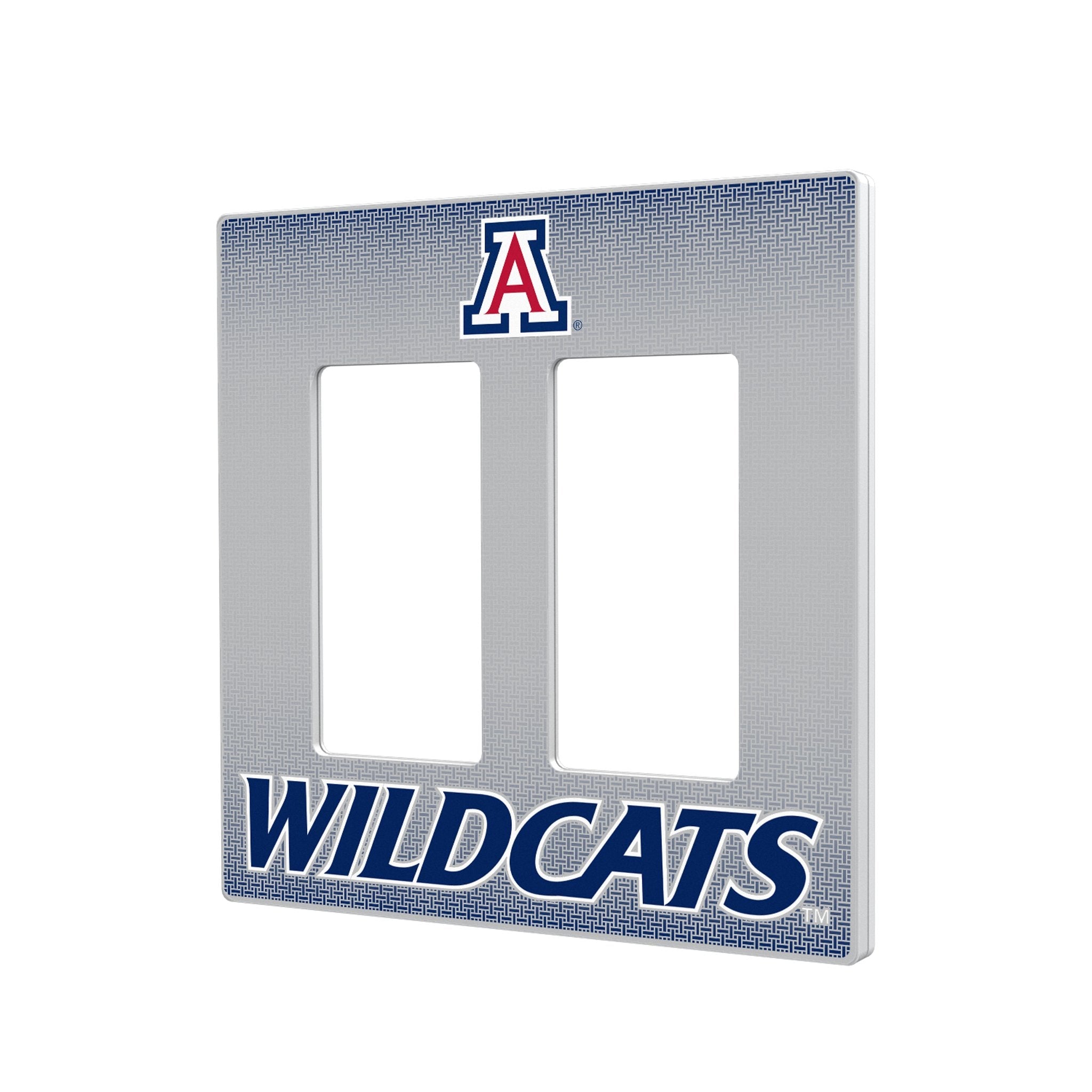 University of Arizona Wildcats Linen Hidden-Screw Light Switch Plate 4