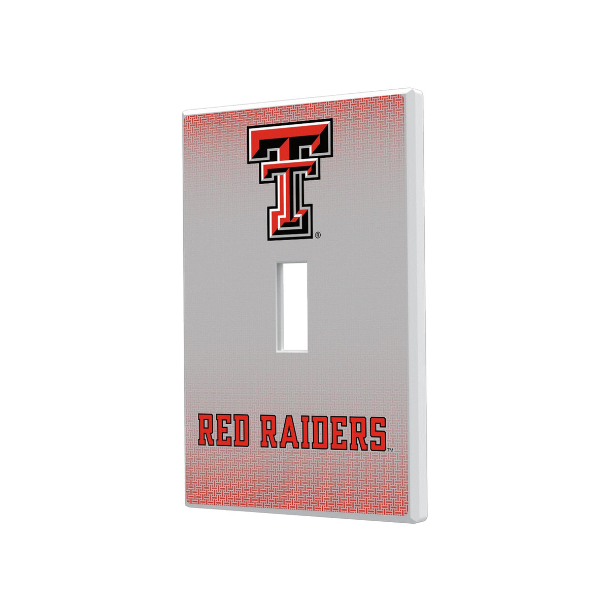 Texas Tech Red Raiders Linen Hidden-Screw Light Switch Plate 1