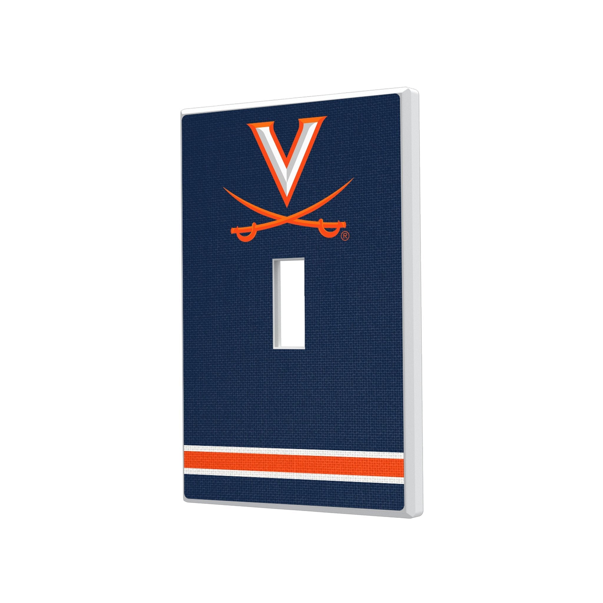 University of Virginia Cavaliers Stripe Hidden-Screw Light Switch Plate 1