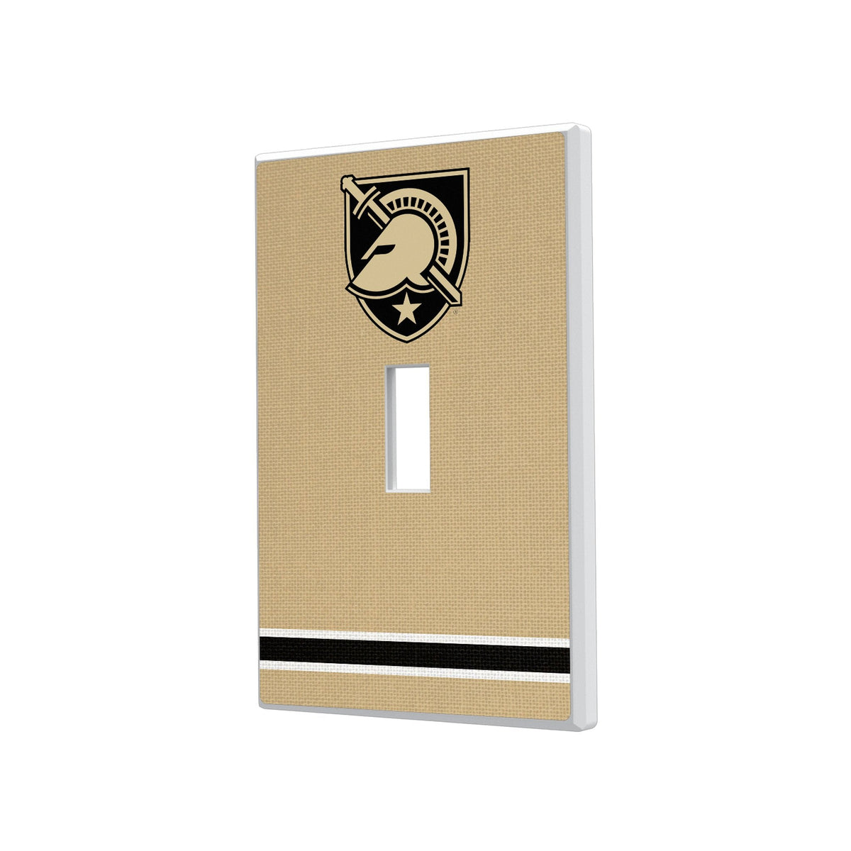 United States Military Academy Black Knights Stripe Hidden-Screw Light Switch Plate 1