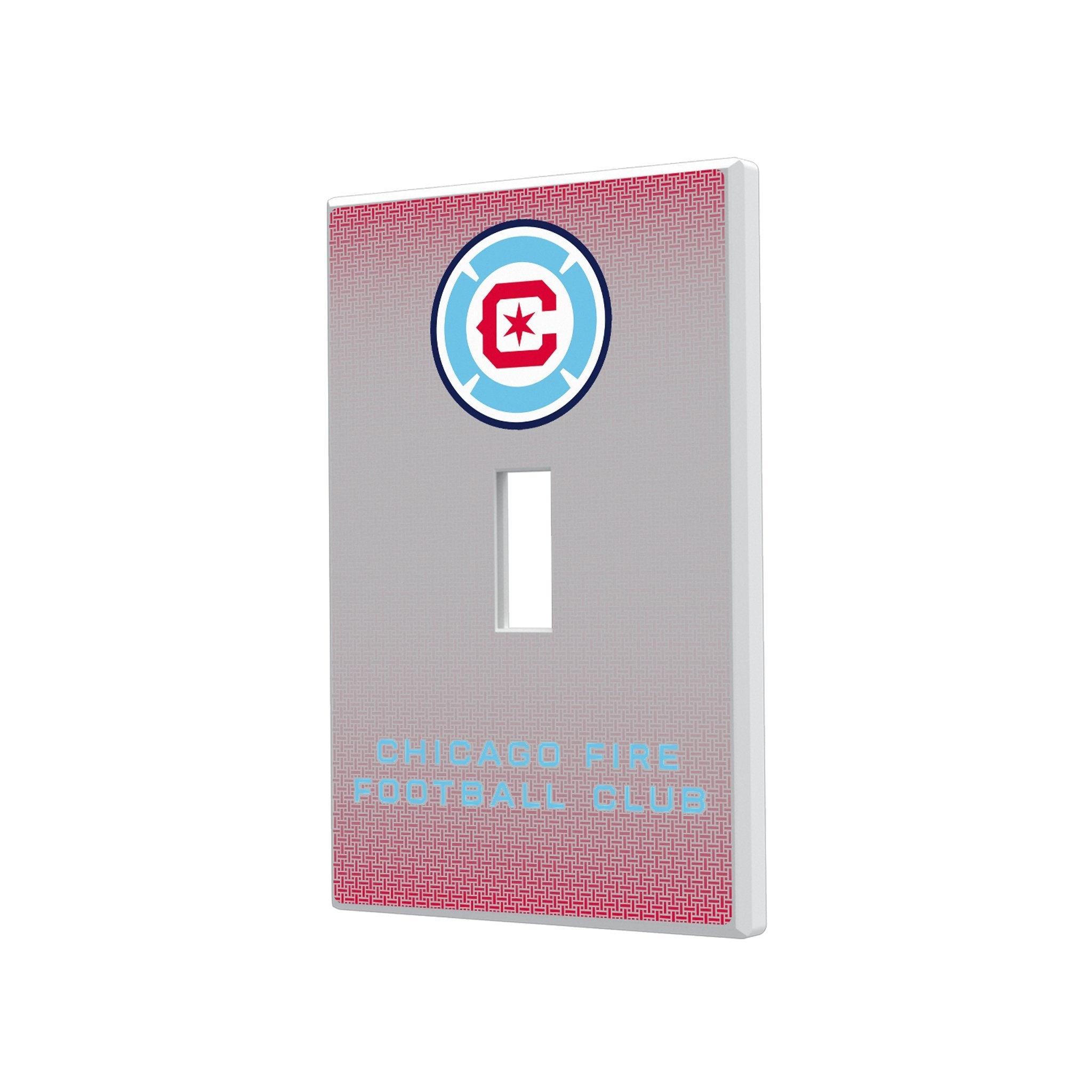 Chicago Fire Linen Hidden-Screw Light Switch Plate