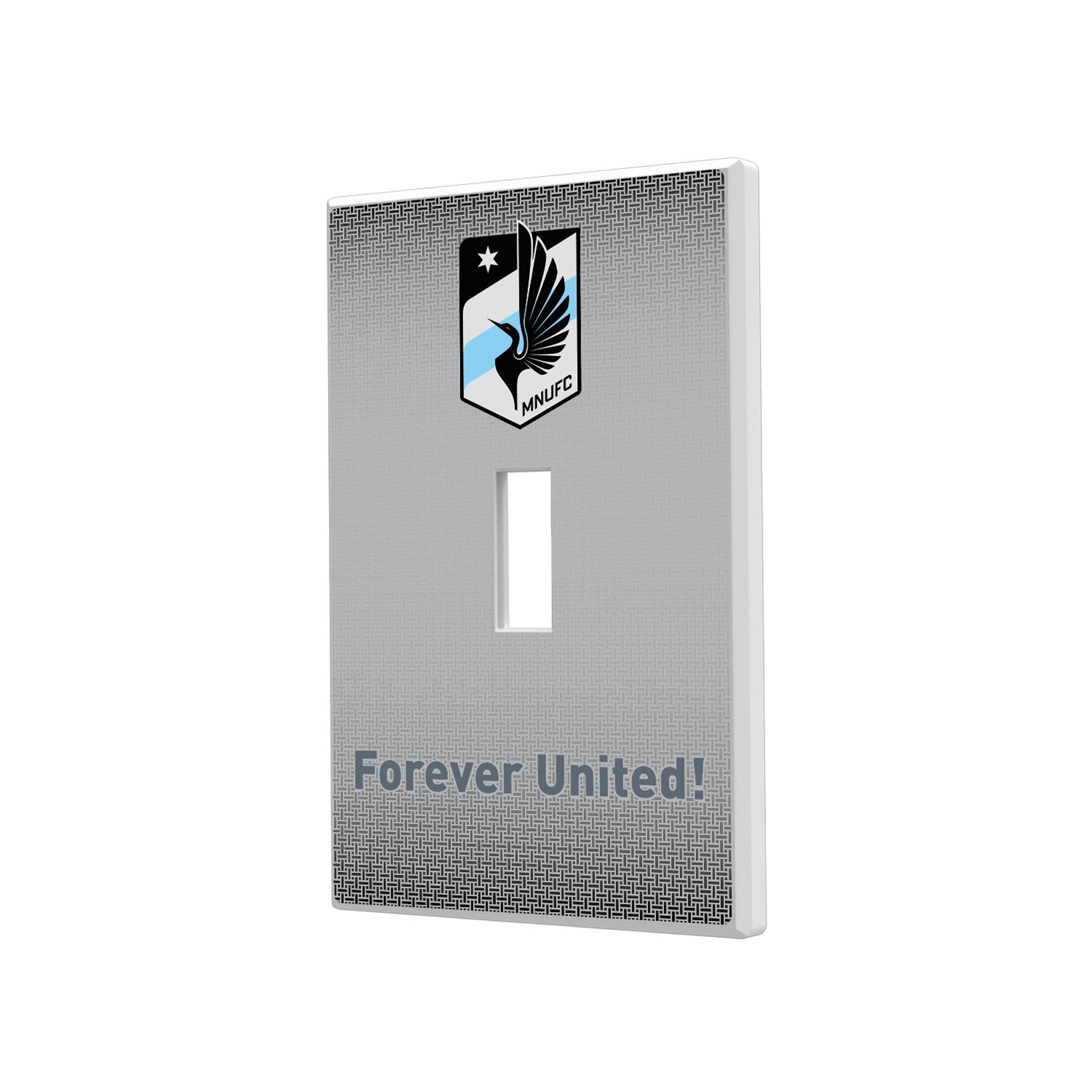 Minnesota United FC Linen Hidden-Screw Light Switch Plate 1