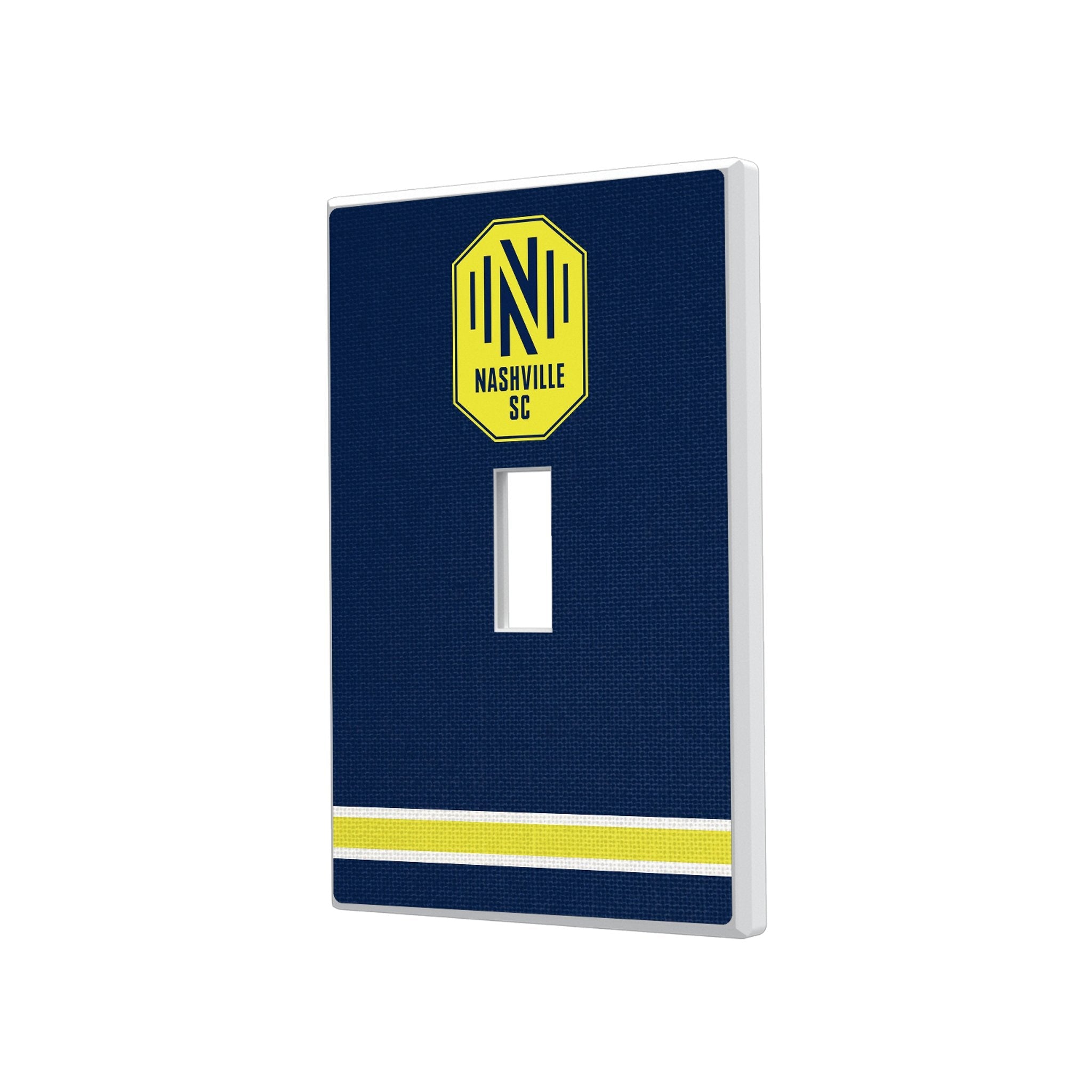 Nashville SC Stripe Hidden-Screw Light Switch Plate 1