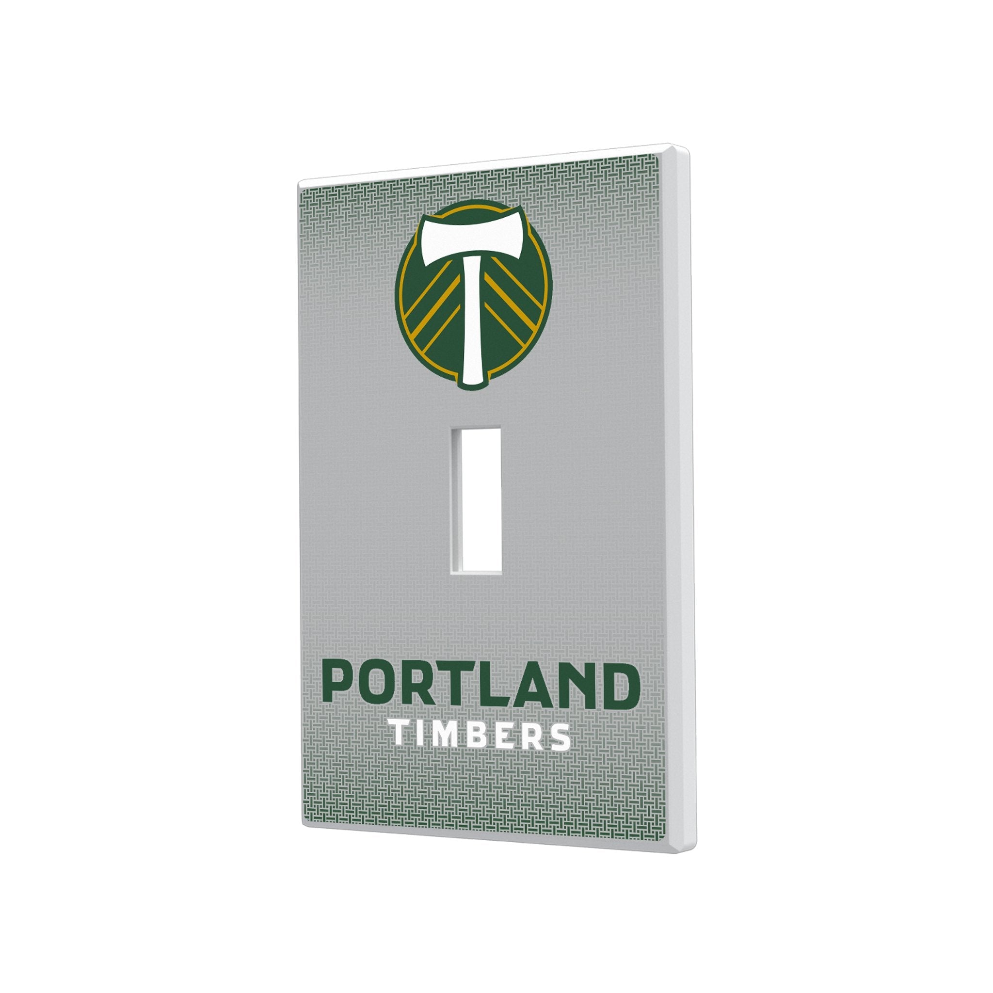 Portland Timbers Linen Hidden-Screw Light Switch Plate