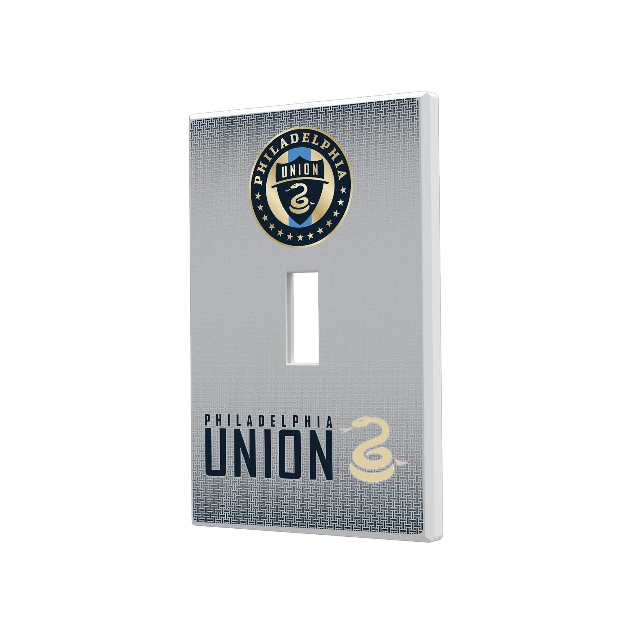 Philadelphia Union Linen Hidden-Screw Light Switch Plate