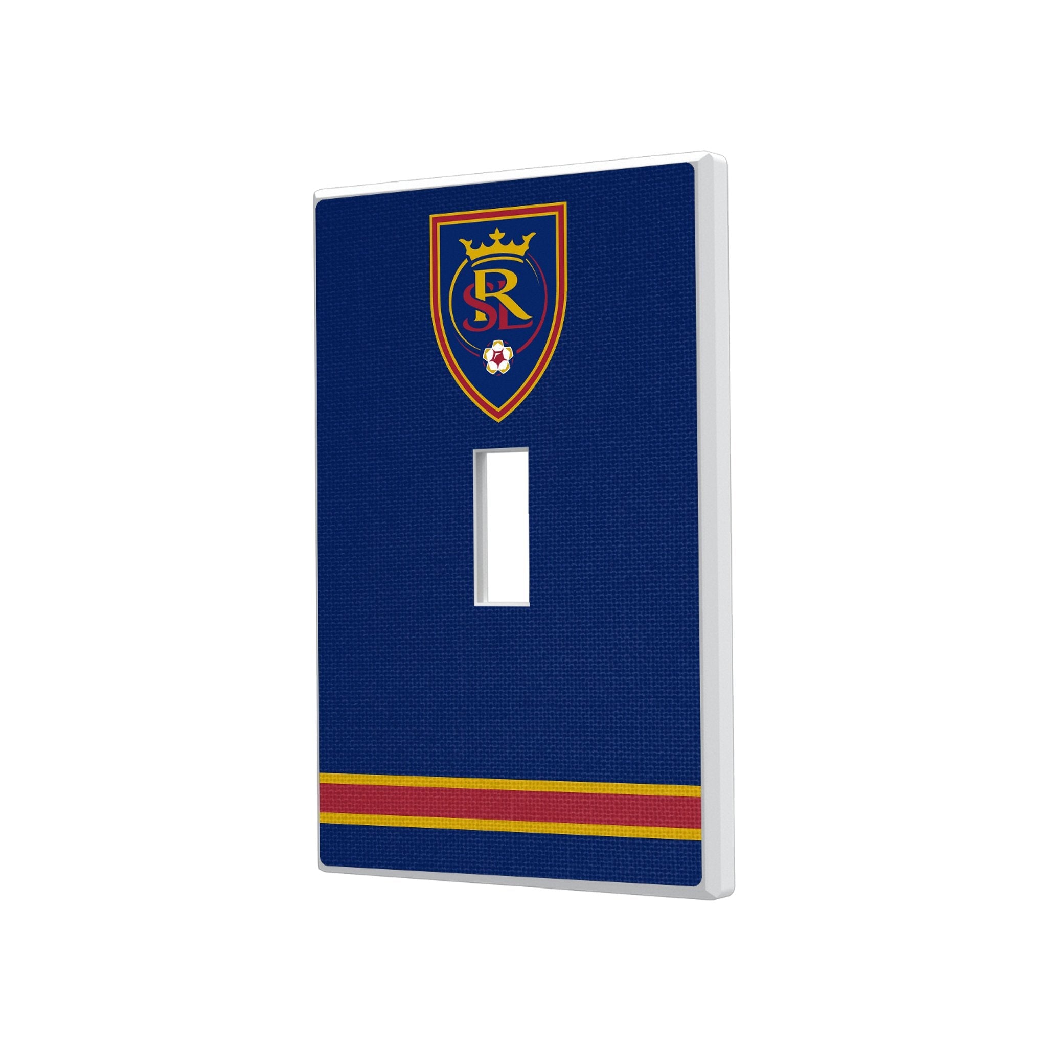 Real Salt Lake Stripe Hidden-Screw Light Switch Plate