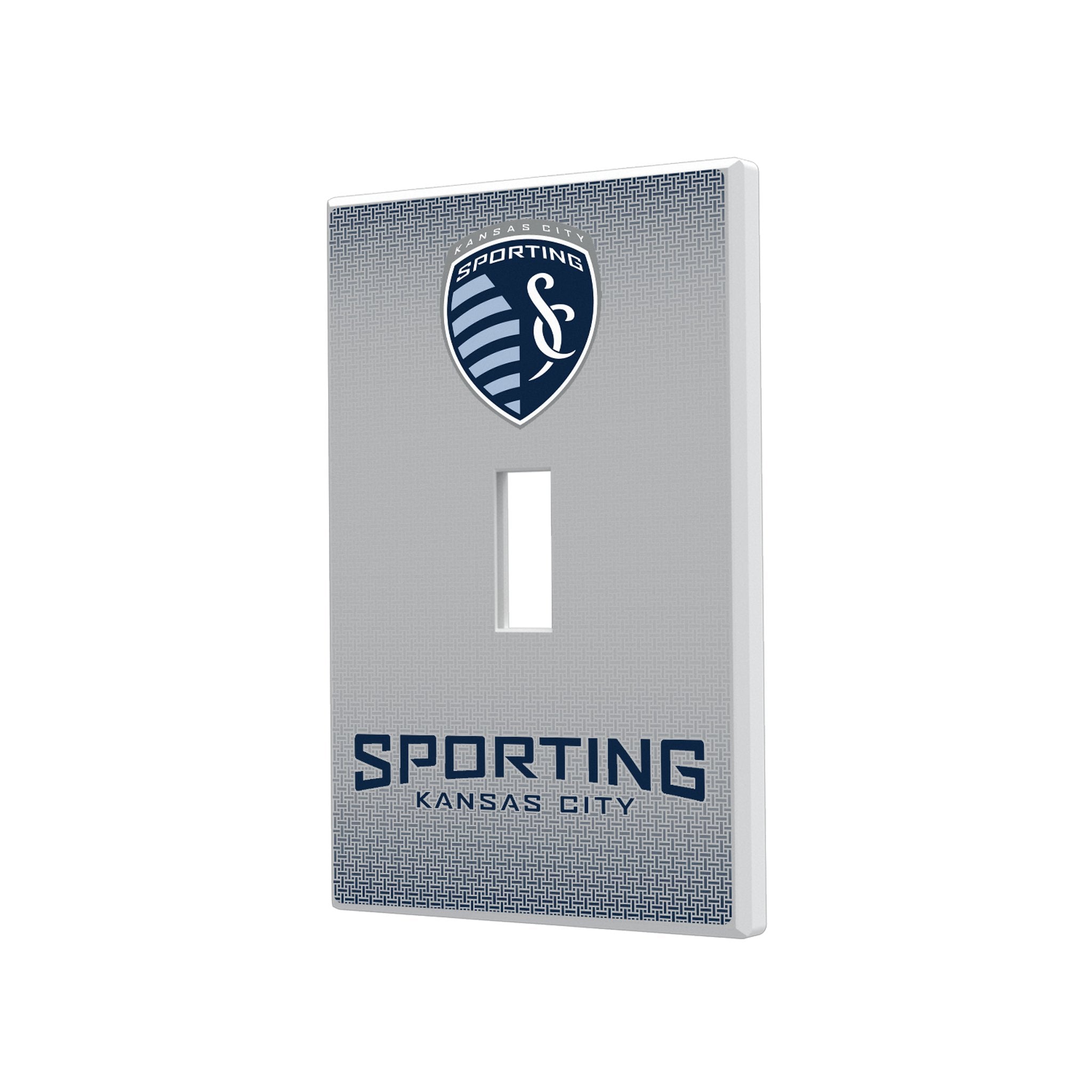 Sporting Kansas City Linen Hidden-Screw Light Switch Plate