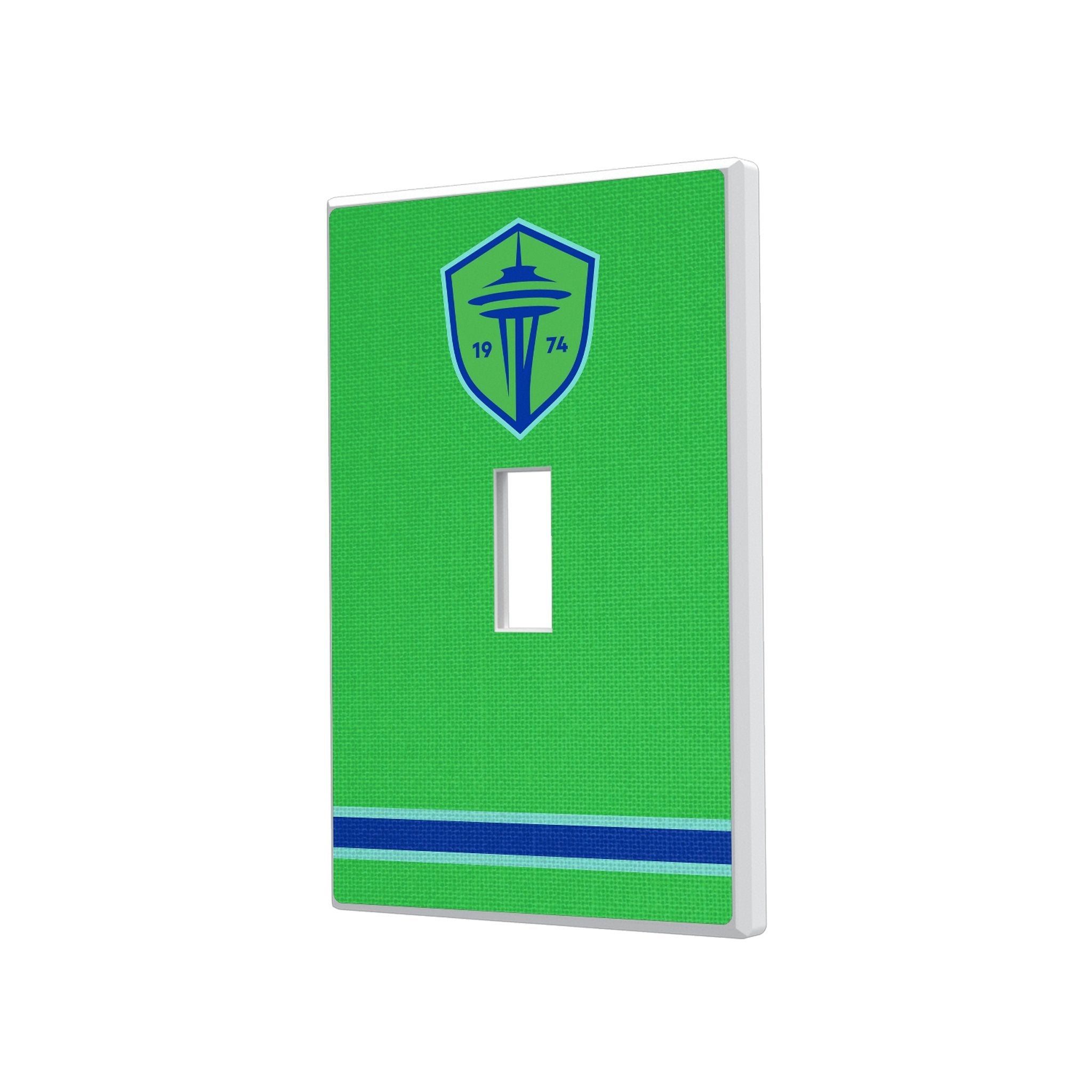 Seattle Sounders FC Stripe Hidden-Screw Light Switch Plate 1