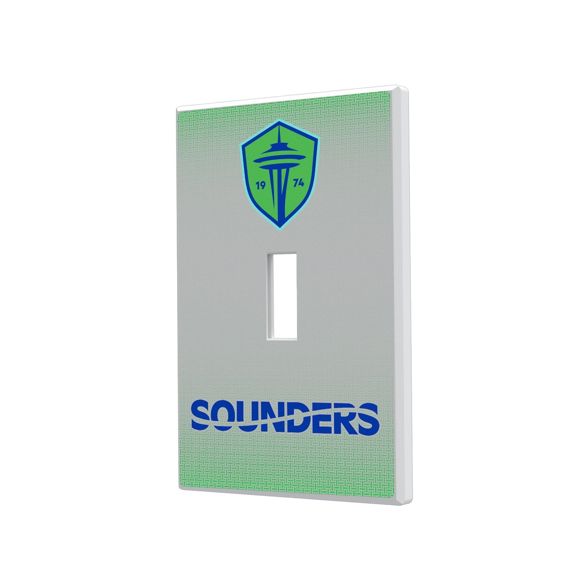 Seattle Sounders FC Linen Hidden-Screw Light Switch Plate 1