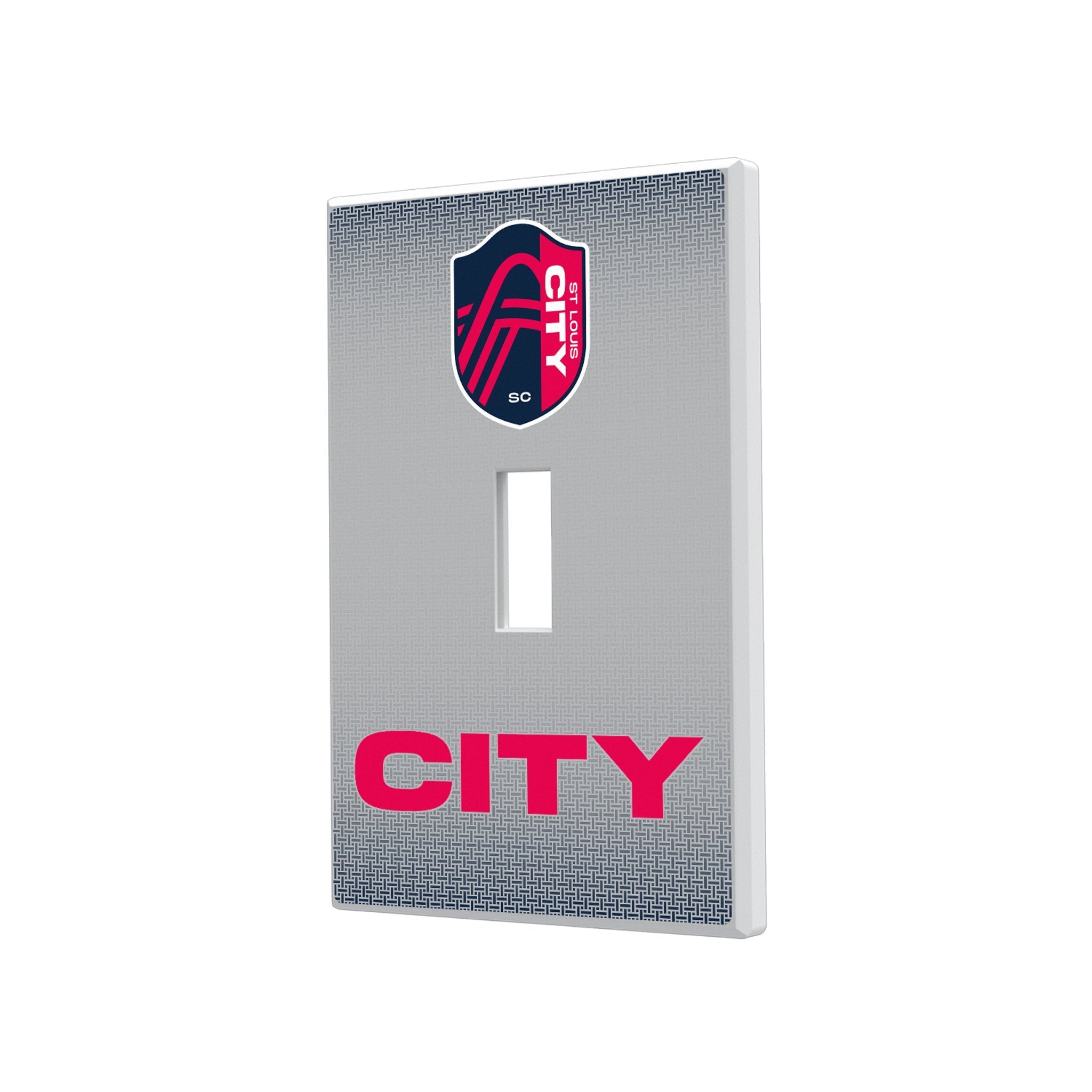 St. Louis CITY SC Linen Hidden-Screw Light Switch Plate