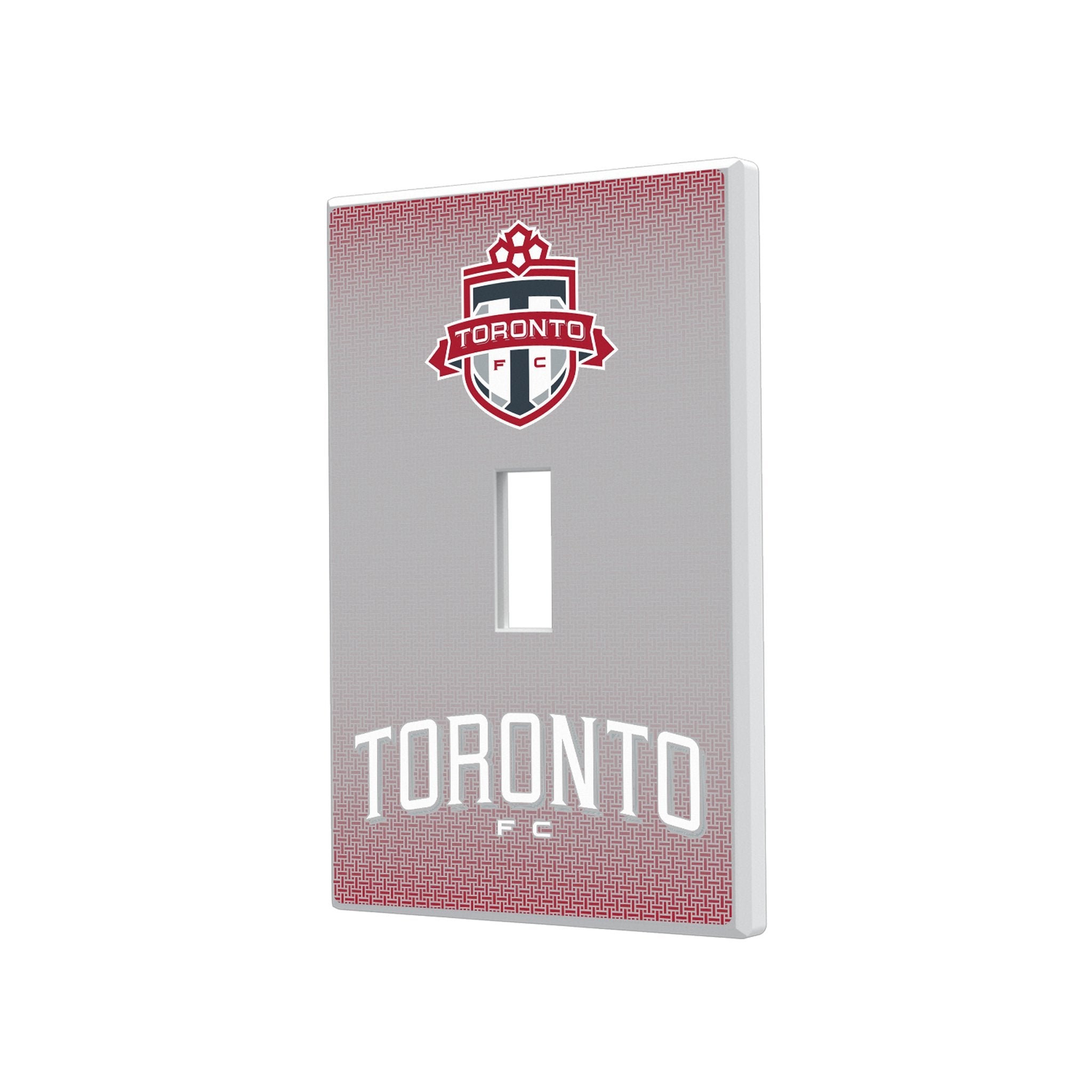 Toronto FC Linen Hidden-Screw Light Switch Plate 1