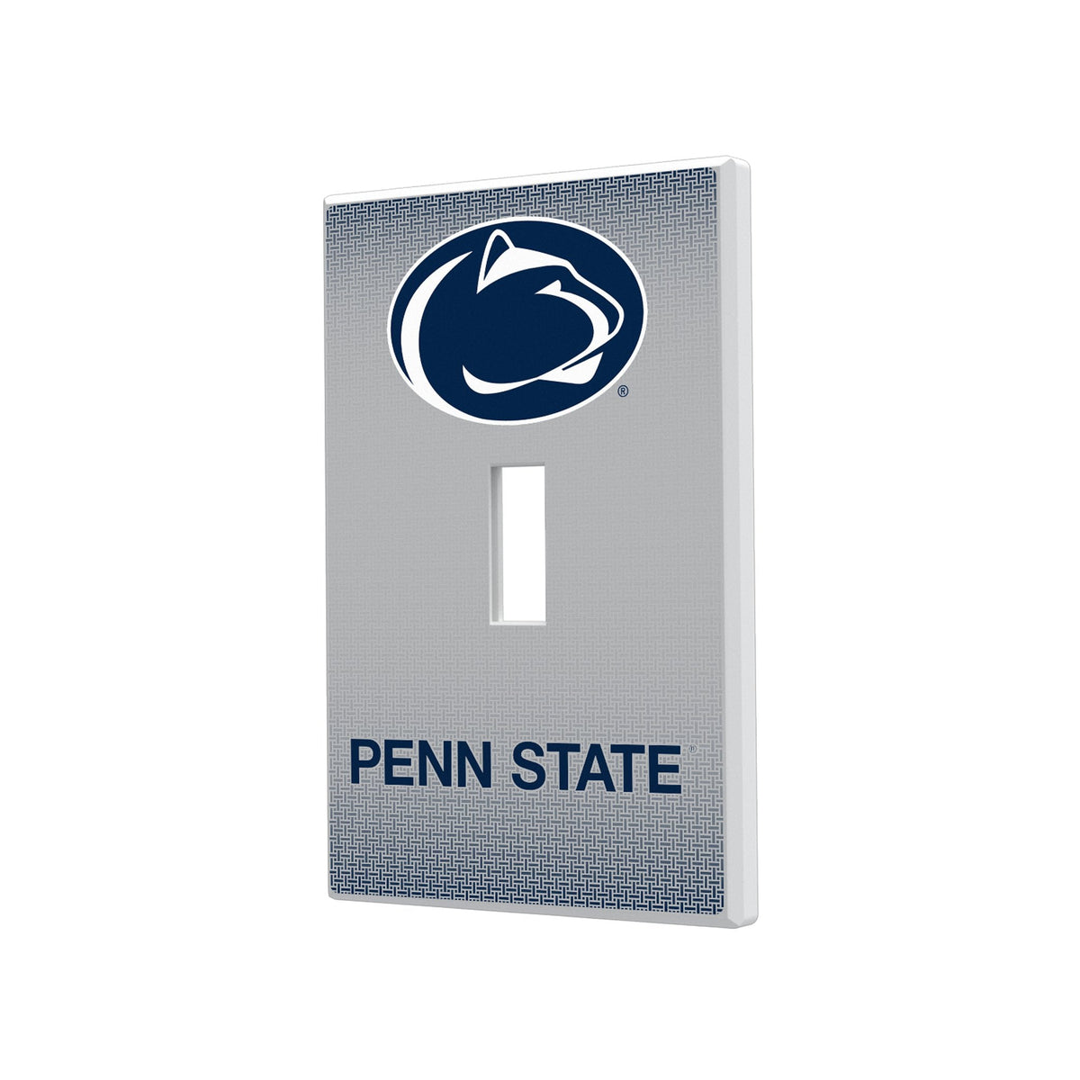 Pennsylvania State University Nittany Lions Linen Hidden-Screw Light Switch Plate 1