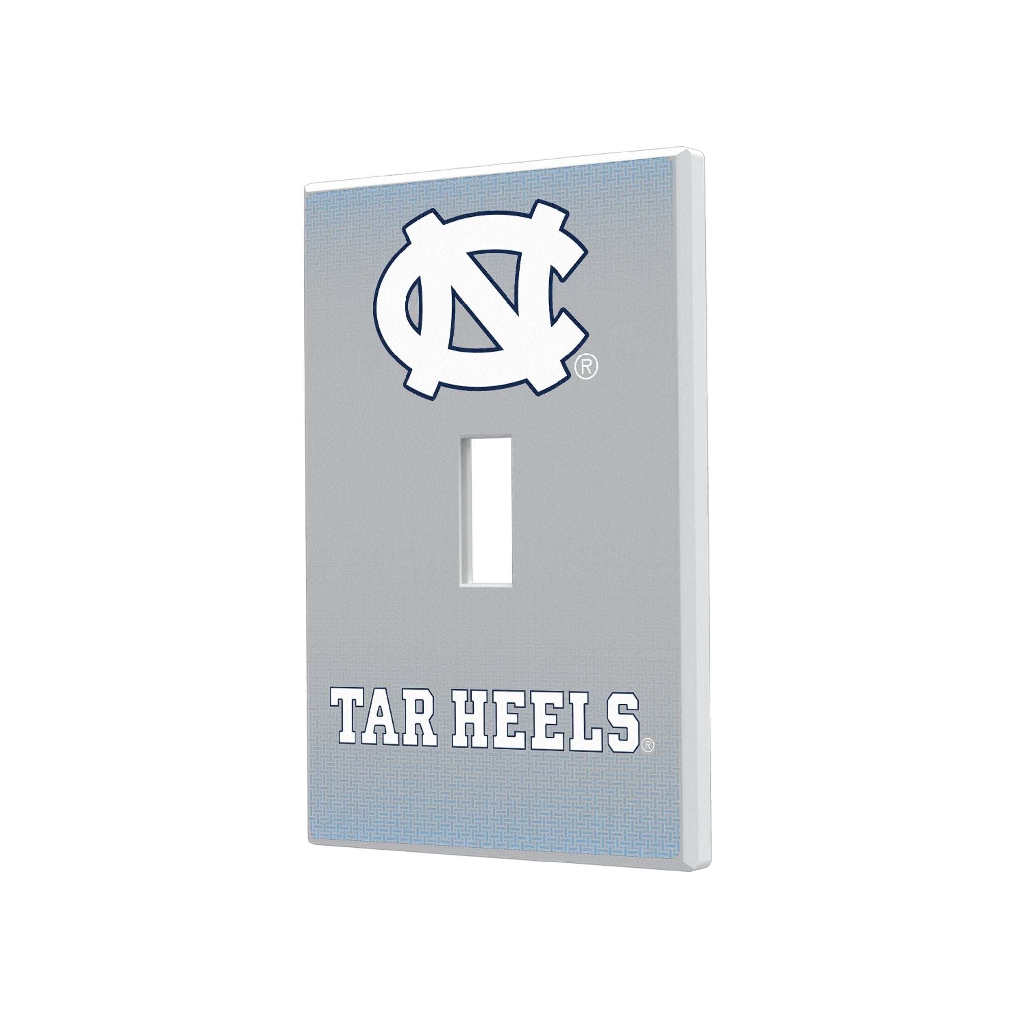 University of North Carolina Tar Heels Linen Hidden-Screw Light Switch Plate 1