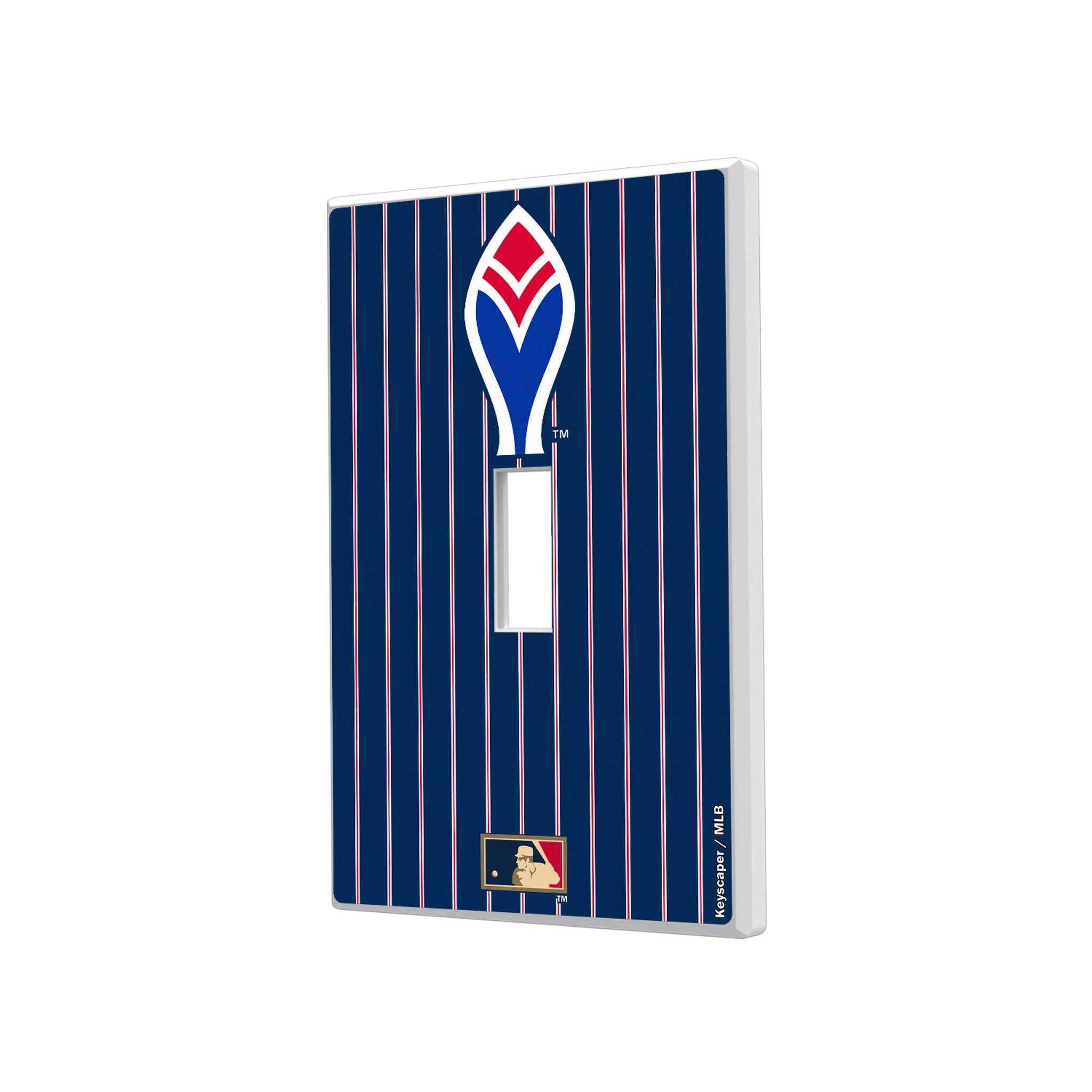 Atlanta Braves 1972-1975 - Cooperstown Collection Pinstripe Hidden-Screw Light Switch Plate