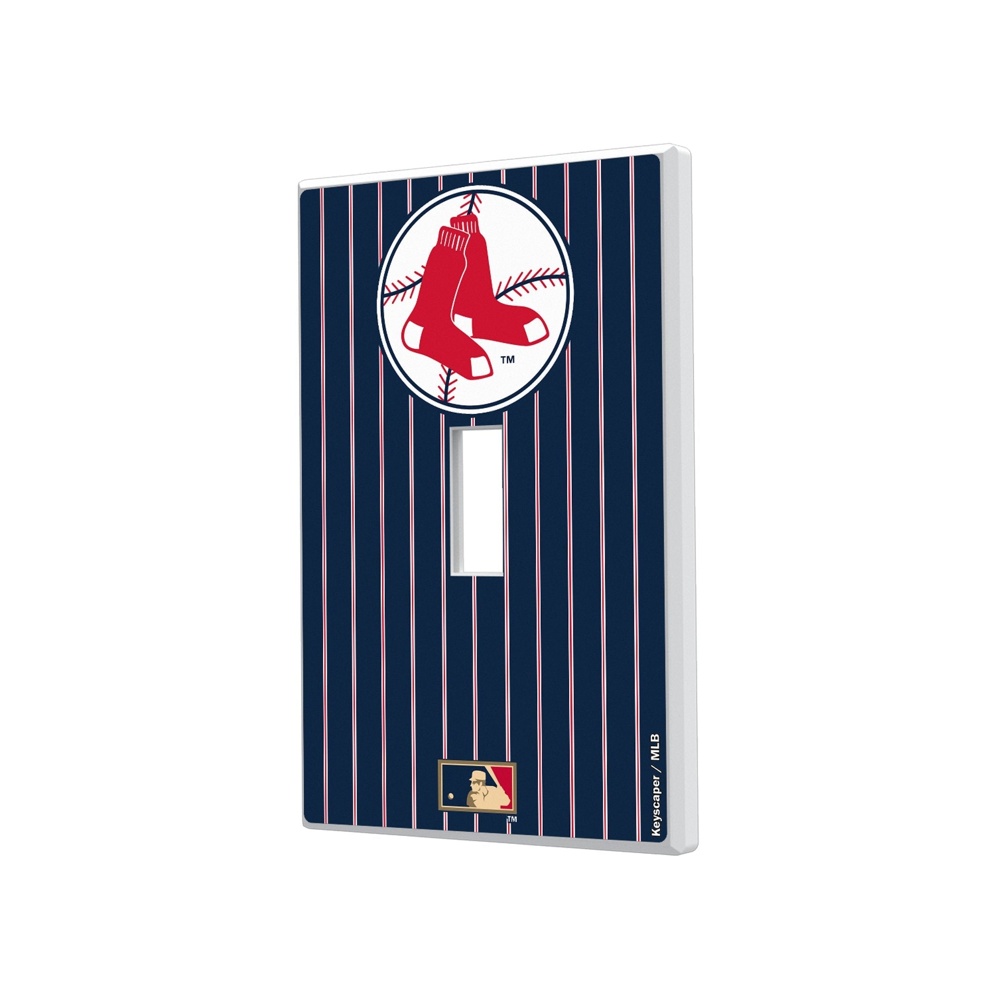 Boston Red Sox 1970-1975 - Cooperstown Collection Pinstripe Hidden-Screw Light Switch Plate 1