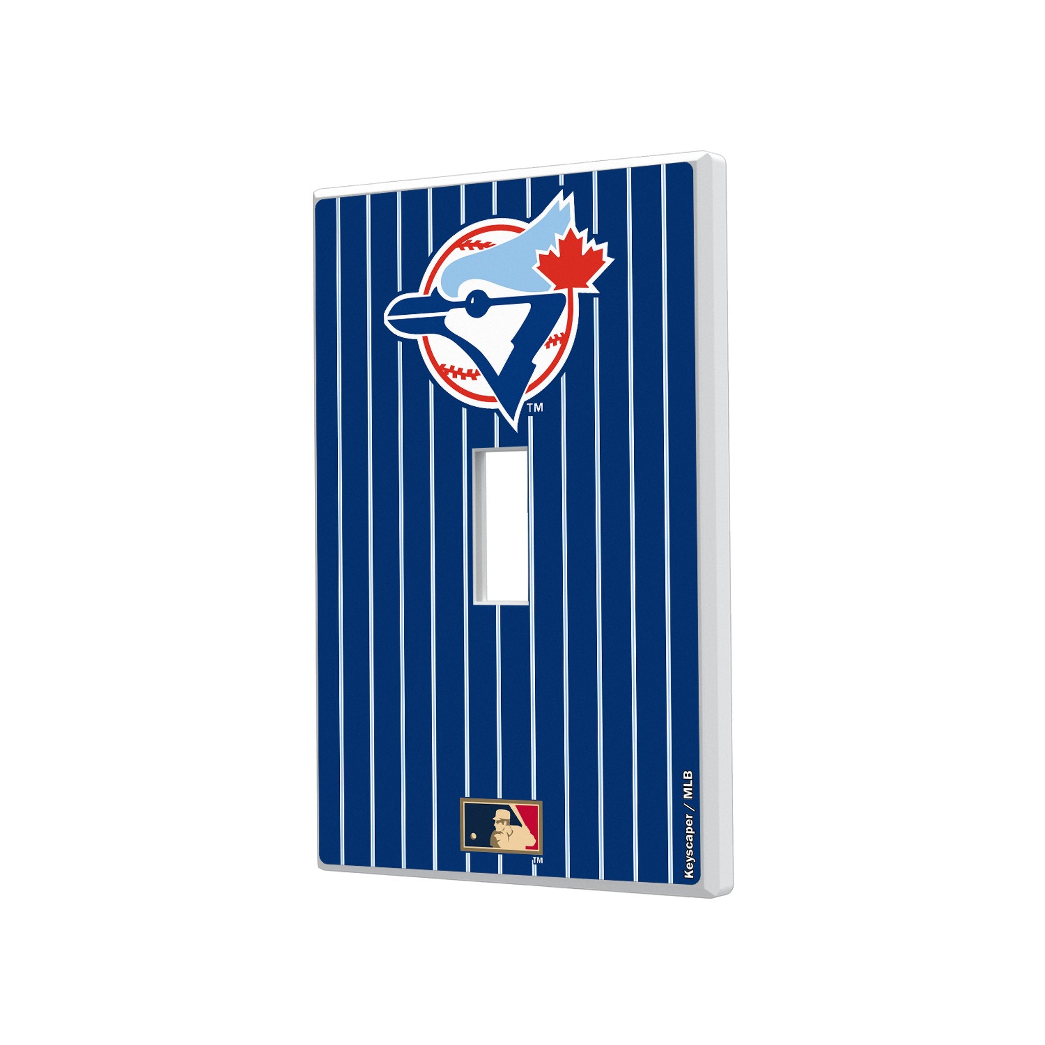 Toronto Blue Jays 1977-1988 - Cooperstown Collection Pinstripe Hidden-Screw Light Switch Plate 1