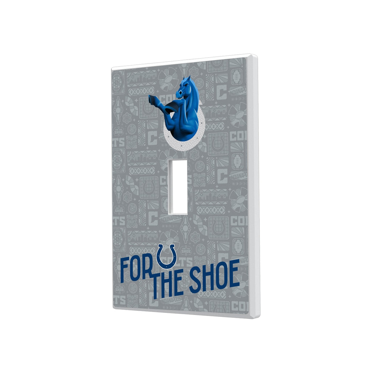 Indianapolis Colts 2024 Illustrated Limited Edition Hidden-Screw Light Switch Plate 1