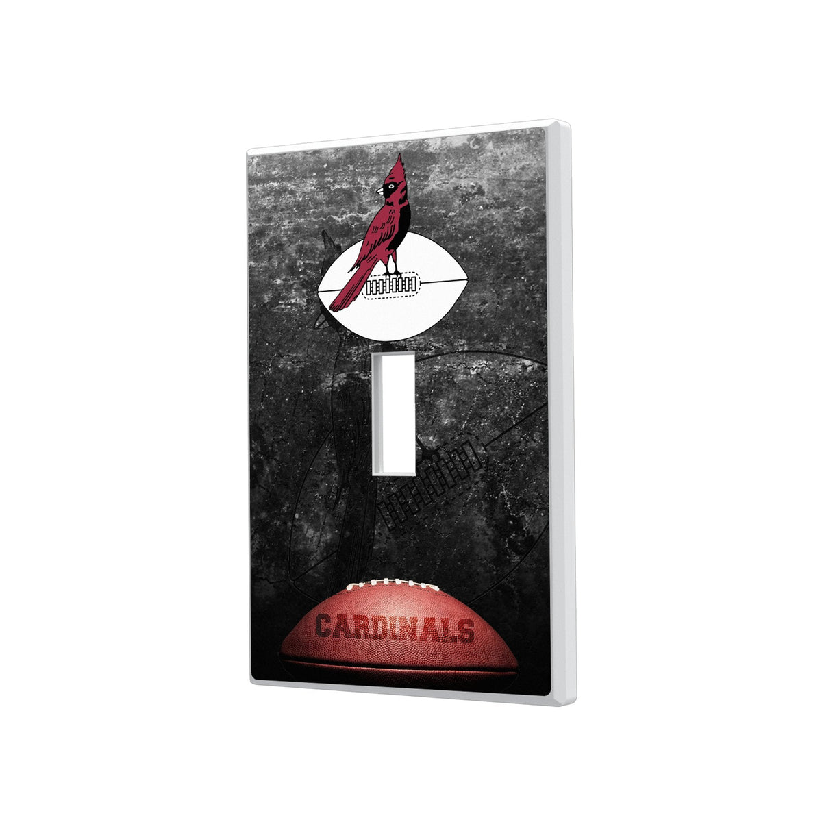 Chicago Cardinals 1947-1959 Historic Collection Legendary Hidden-Screw Light Switch Plate 1