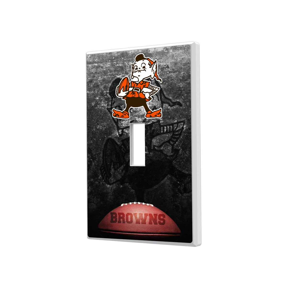 Cleveland Browns Historic Collection Legendary Hidden-Screw Light Switch Plate 1