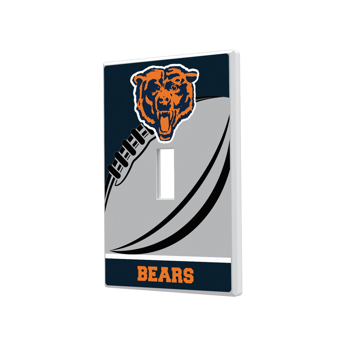 Chicago Bears 1946 Historic Collection Passtime Hidden-Screw Light Switch Plate 1