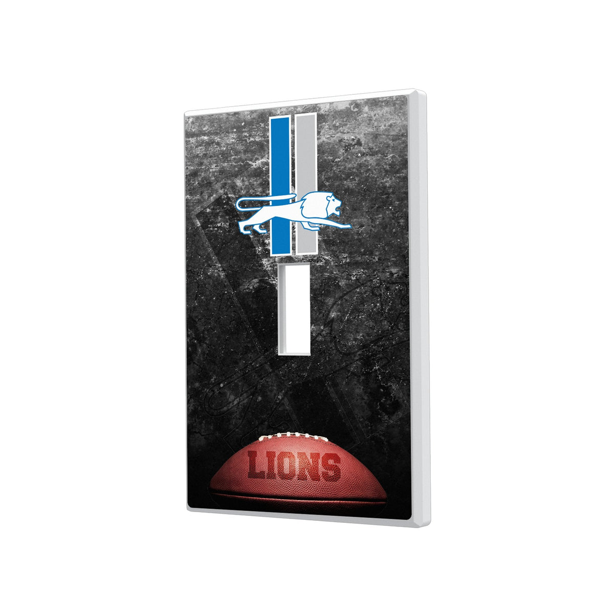 Detroit Lions Retro Legendary Hidden-Screw Light Switch Plate 1