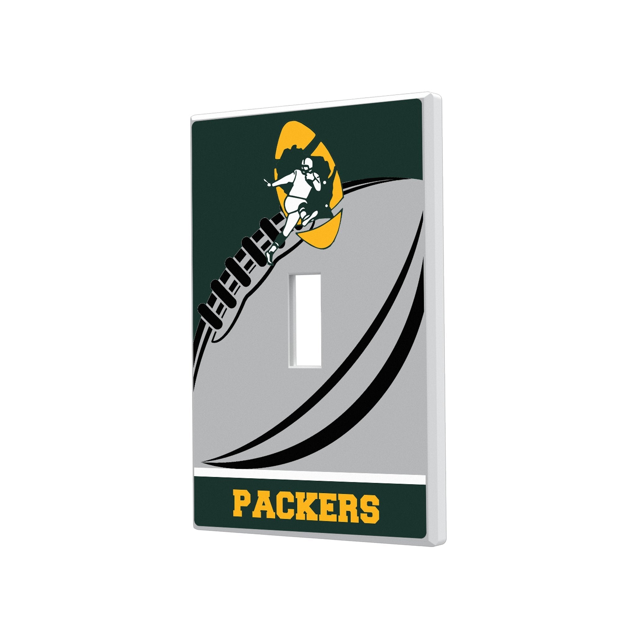 Green Bay Packers Historic Collection Passtime Hidden-Screw Light Switch Plate 1