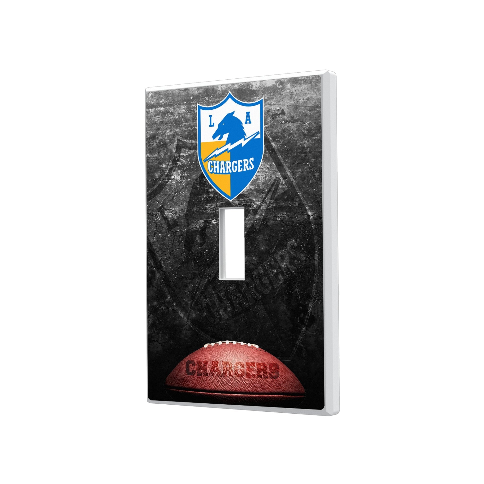 Los Angeles Chargers Historic Collection Legendary Hidden-Screw Light Switch Plate 1
