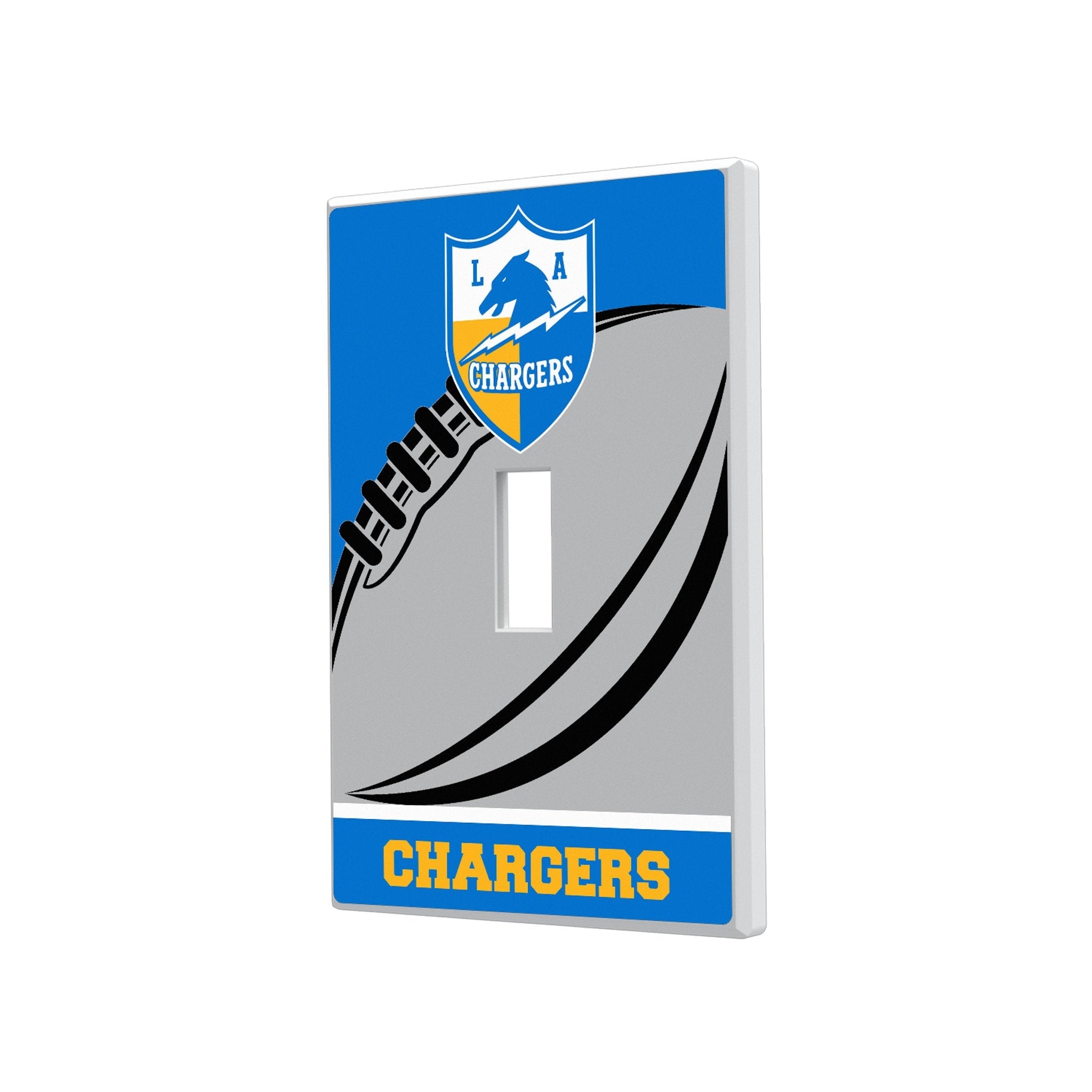 Los Angeles Chargers Historic Collection Passtime Hidden-Screw Light Switch Plate 1