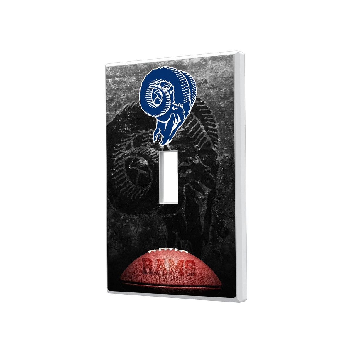 Los Angeles Rams Historic Collection Legendary Hidden-Screw Light Switch Plate 1