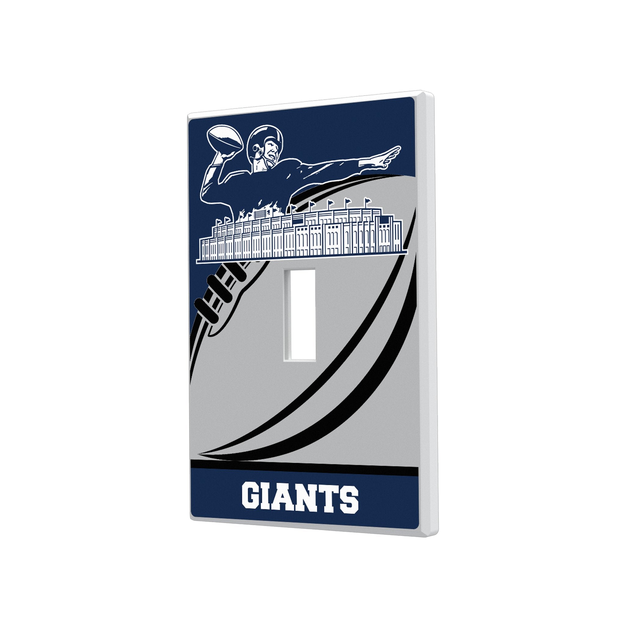 New York Giants 1960-1966 Historic Collection Passtime Hidden-Screw Light Switch Plate 1