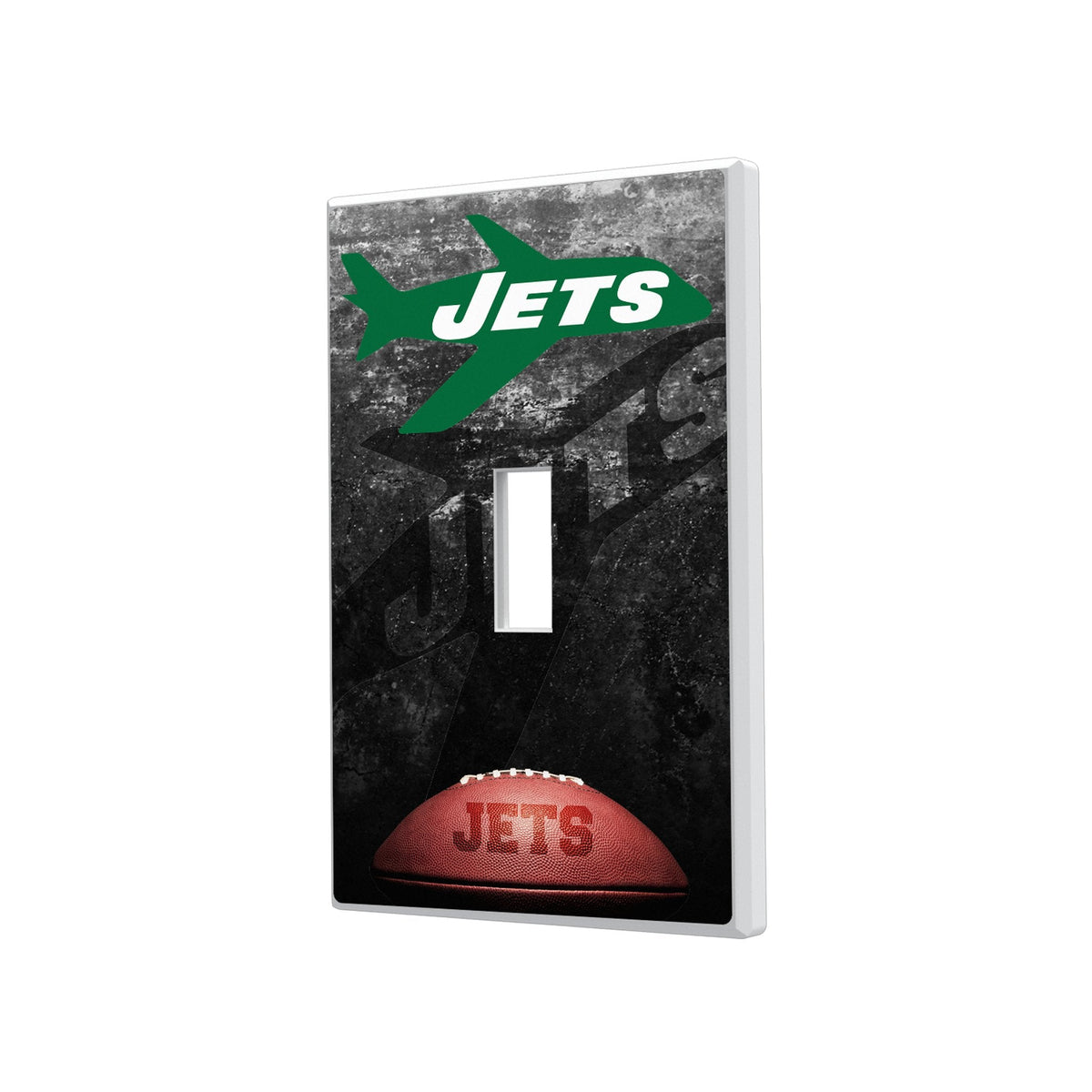 New York Jets 1963 Historic Collection Legendary Hidden-Screw Light Switch Plate 1