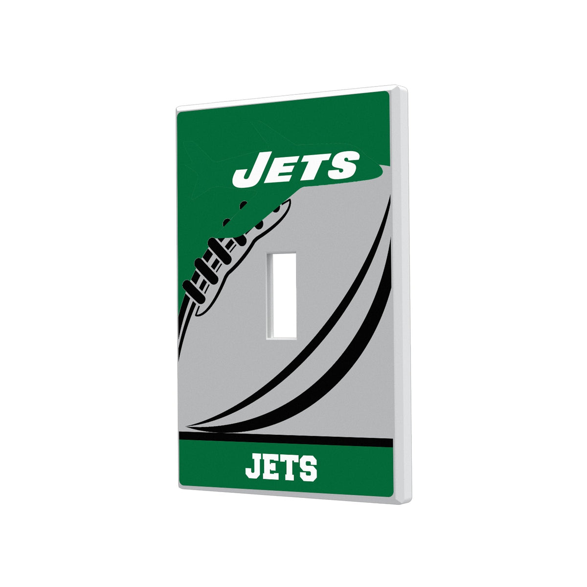 New York Jets 1963 Historic Collection Passtime Hidden-Screw Light Switch Plate 1