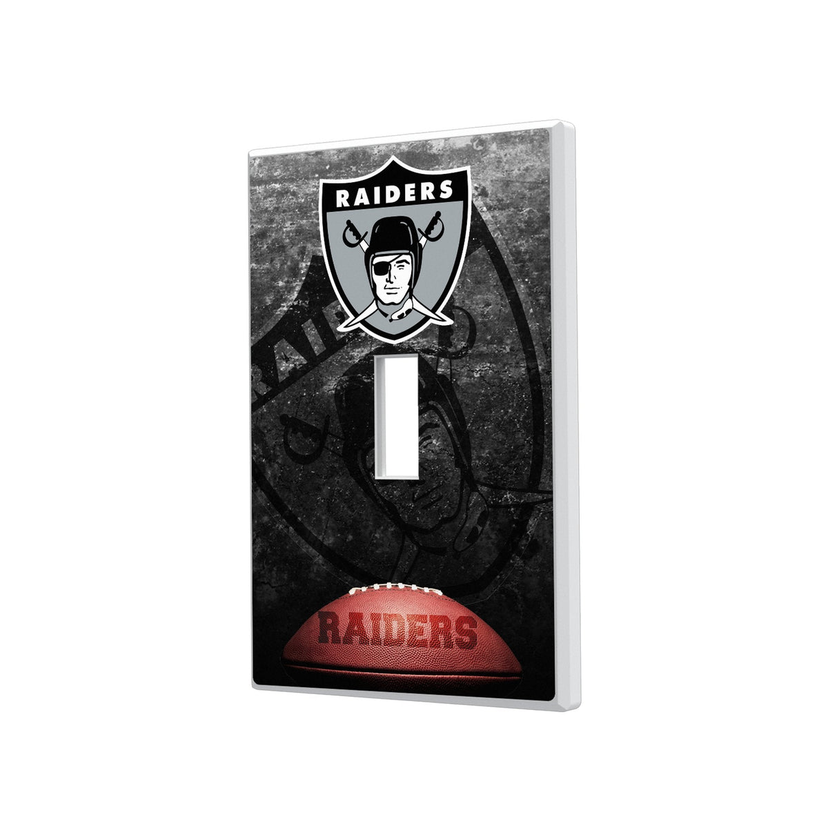 Oakland Raiders 1963 Historic Collection Legendary Hidden-Screw Light Switch Plate 1