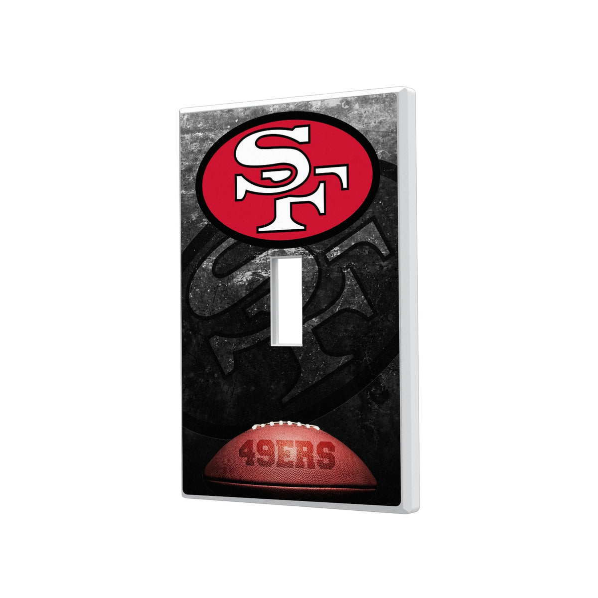 San Francisco 49ers Historic Collection Legendary Hidden-Screw Light Switch Plate