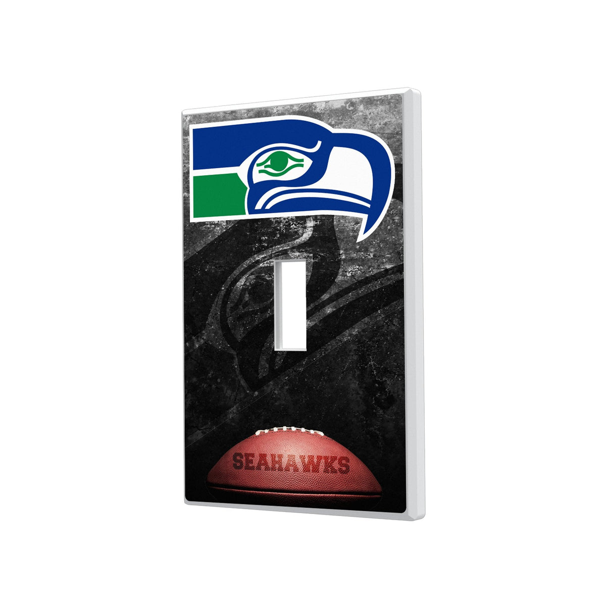 Seattle Seahawks Historic Collection Legendary Hidden-Screw Light Switch Plate 1