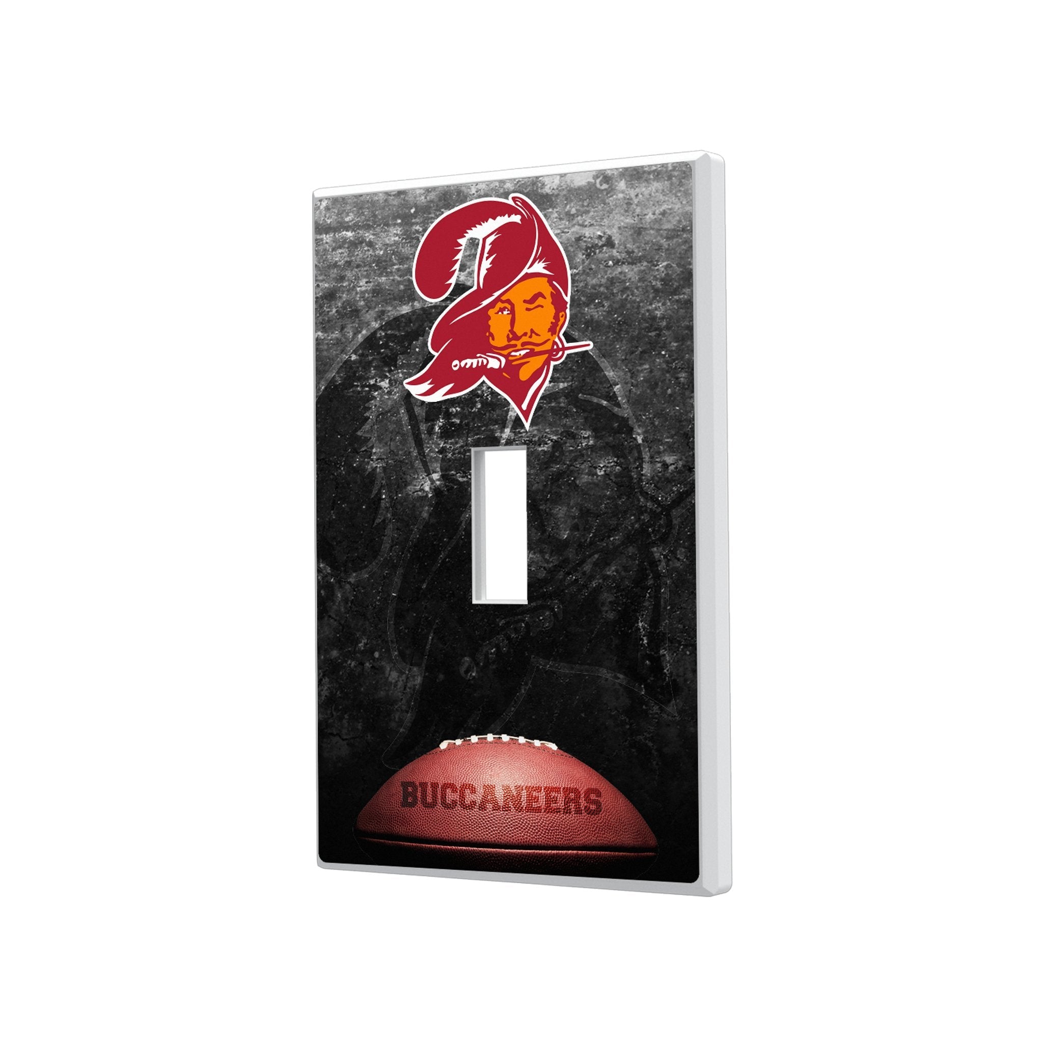 Tampa Bay Buccaneers Historic Collection Legendary Hidden-Screw Light Switch Plate 1
