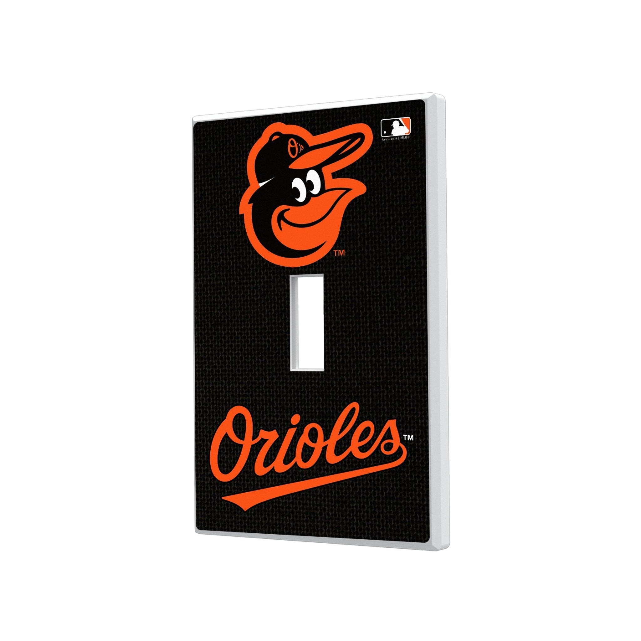 Baltimore Orioles Solid Hidden-Screw Light Switch Plate