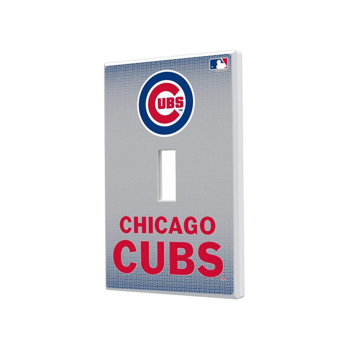 Chicago Cubs Linen Hidden-Screw Light Switch Plate 1