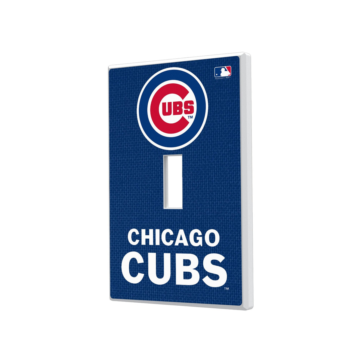 Chicago Cubs Solid Hidden-Screw Light Switch Plate 1
