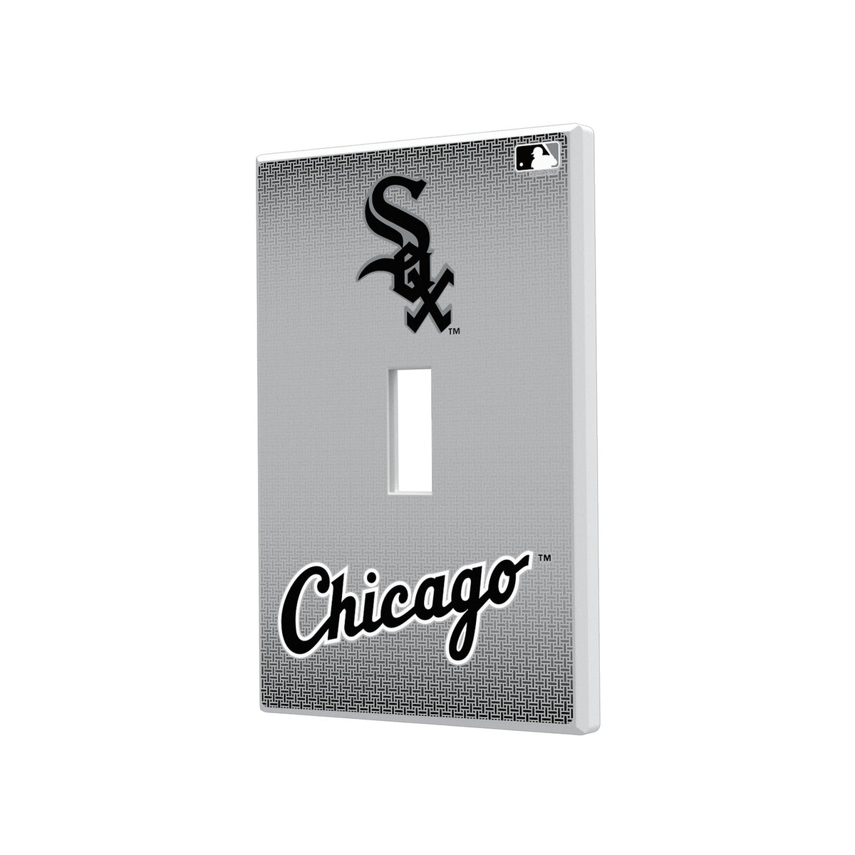 Chicago White Sox Linen Hidden-Screw Light Switch Plate 1