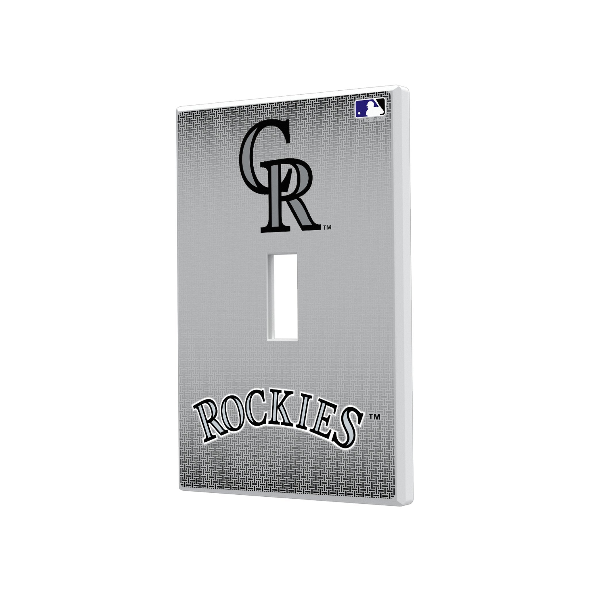 Colorado Rockies Linen Hidden-Screw Light Switch Plate 1