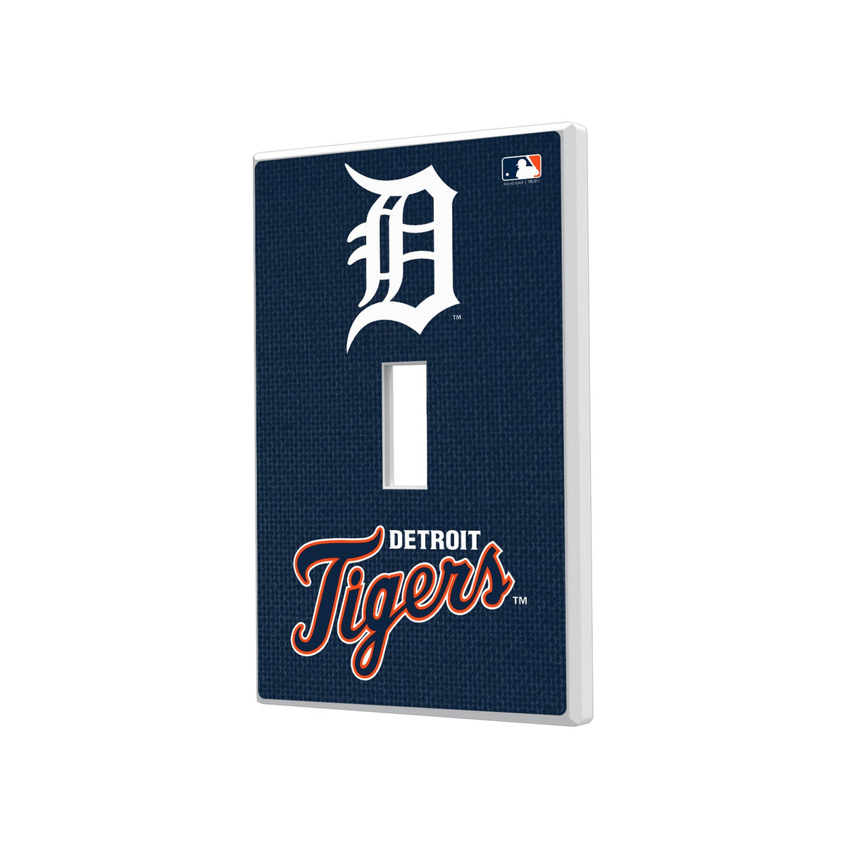 Detroit Tigers Solid Hidden-Screw Light Switch Plate 1